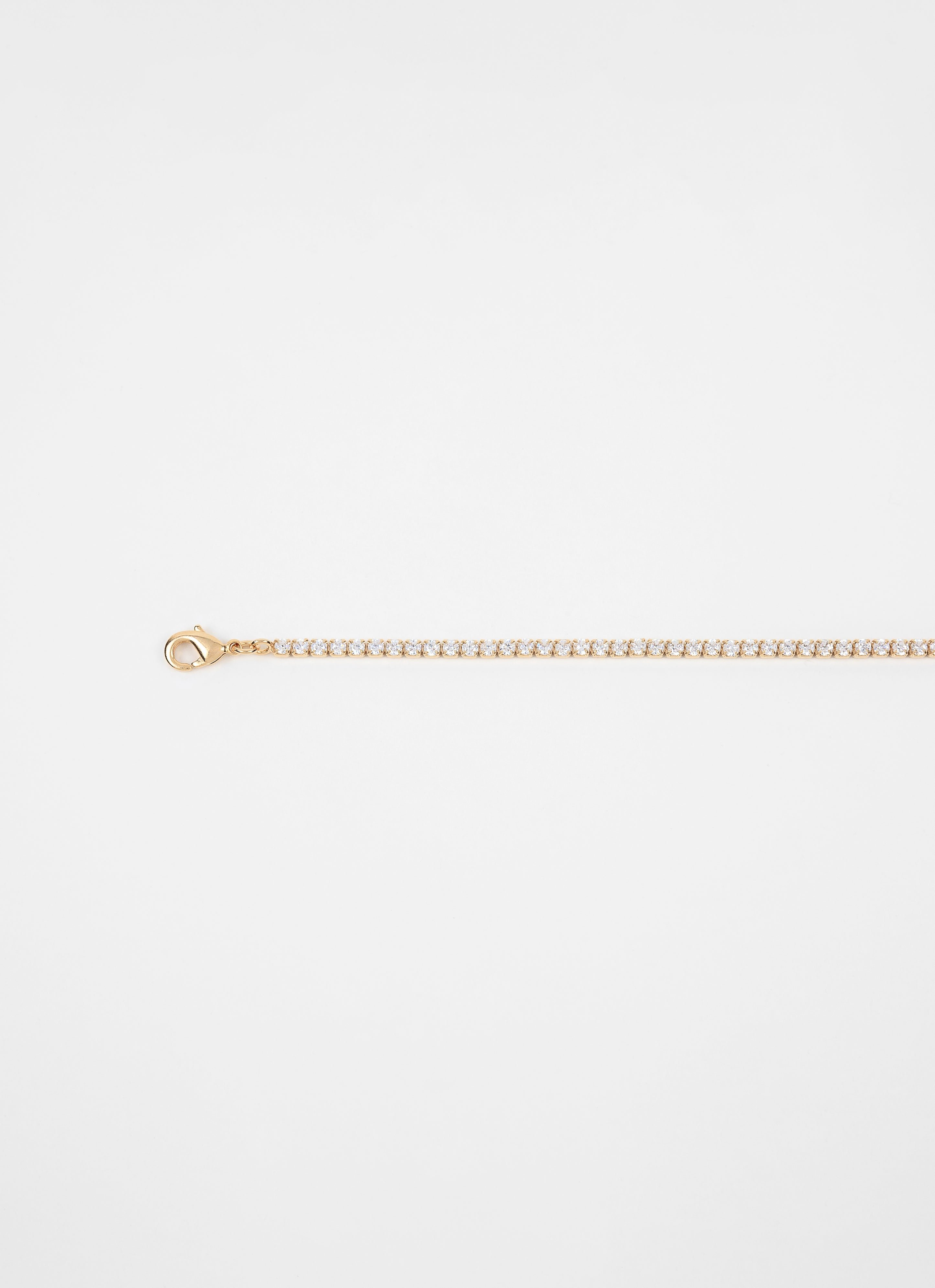 Bracelet 1 rang river plaqué or ANNA SOTTILOTTA Doré