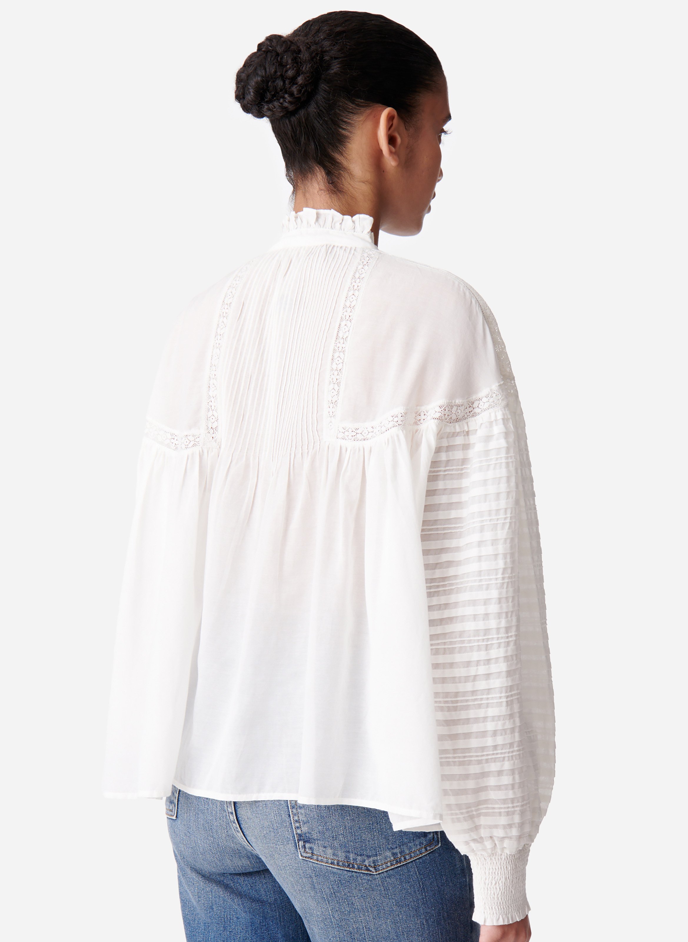Blouse dahlia VANESSA BRUNO Blanc
