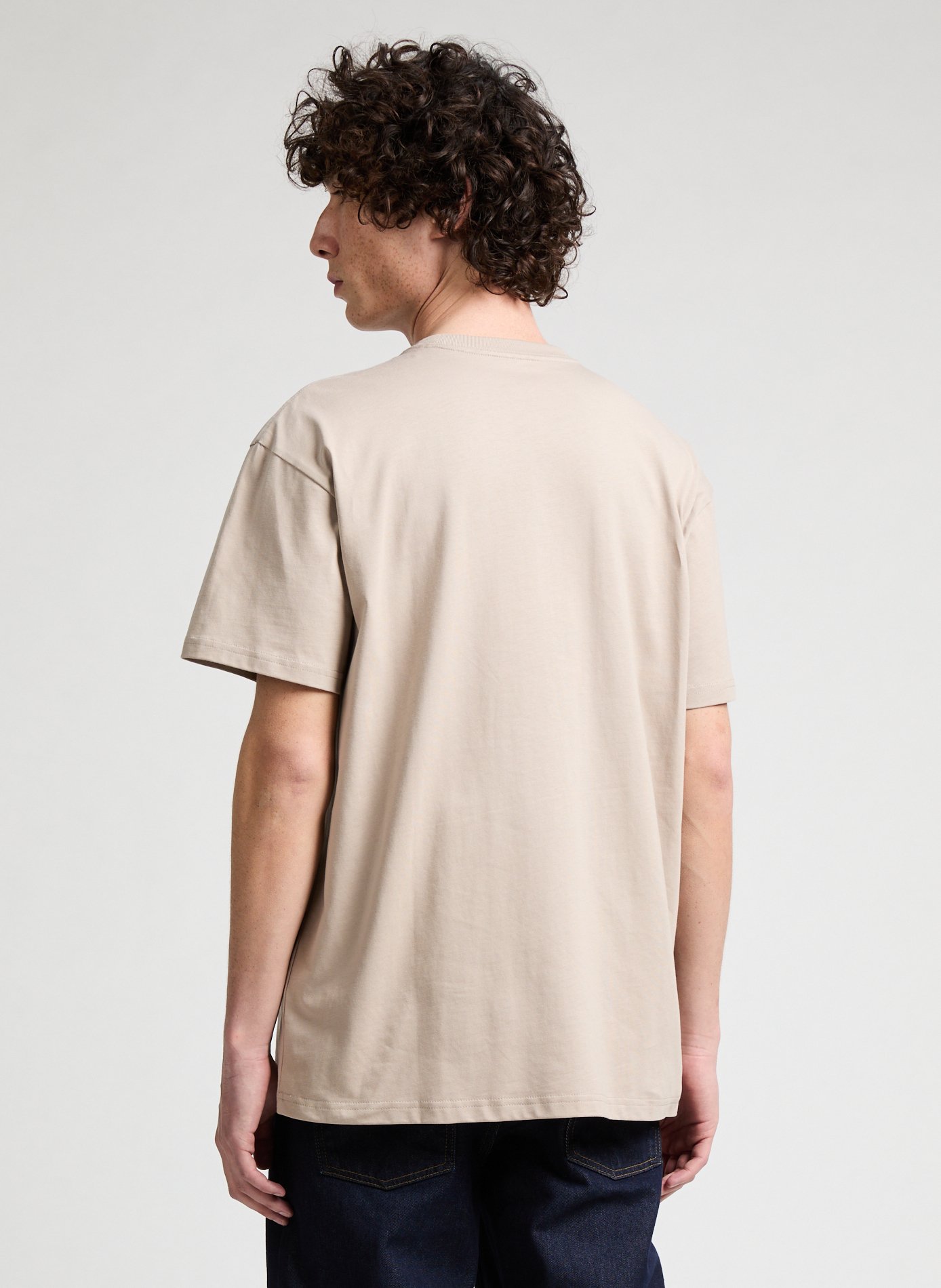 T-shirt à manches courtes en coton CARHARTT WIP Beige