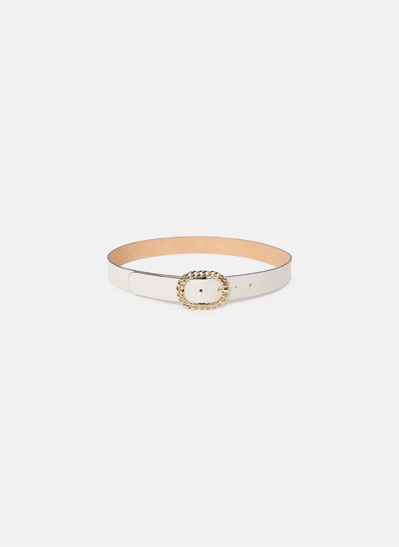 Ceinture fine uni - gigi Beige by TARA JARMON TARA JARMON Ceinture fine uni - gigi Beige