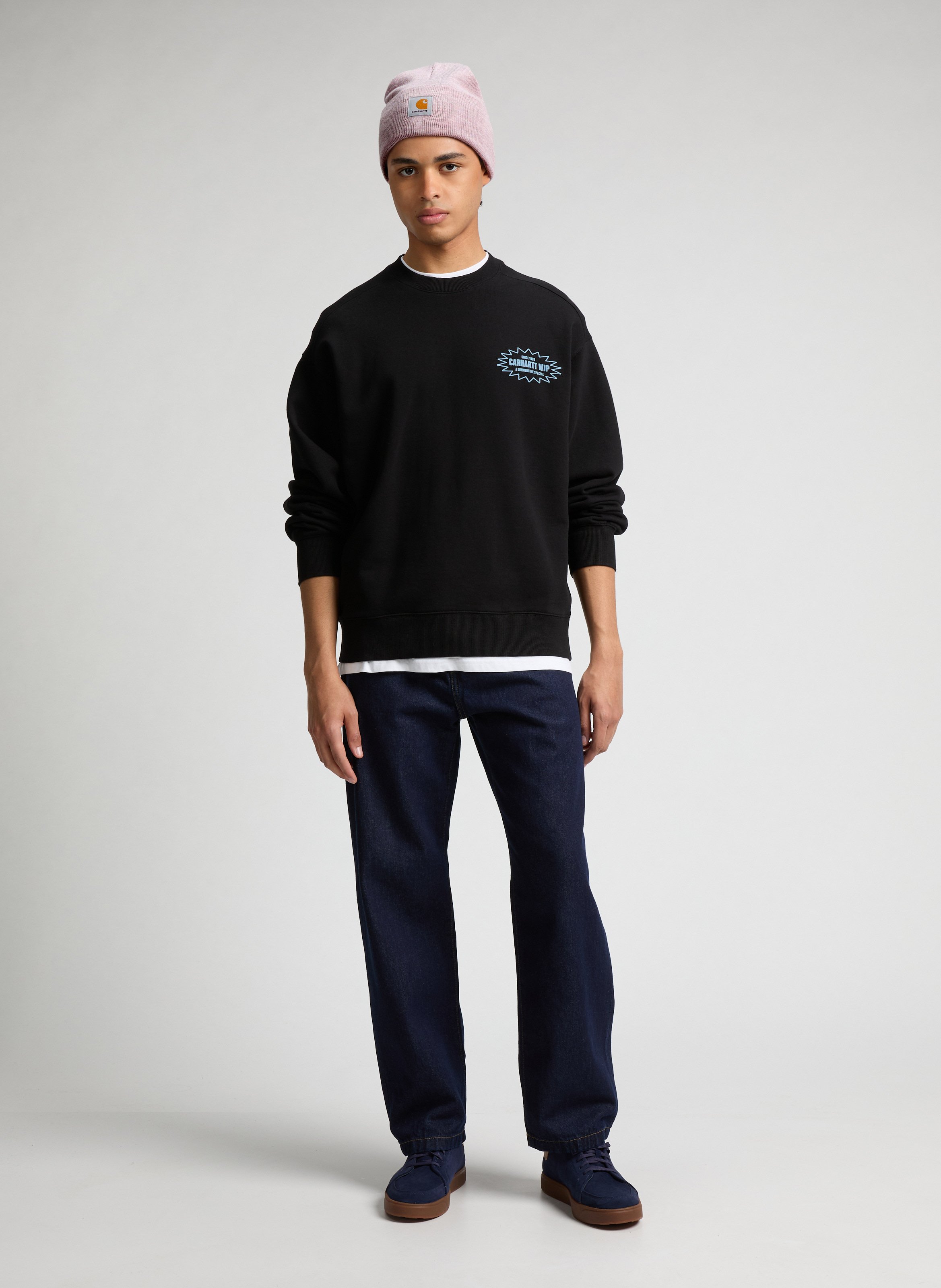 Logo beanie CARHARTT WIP Pink