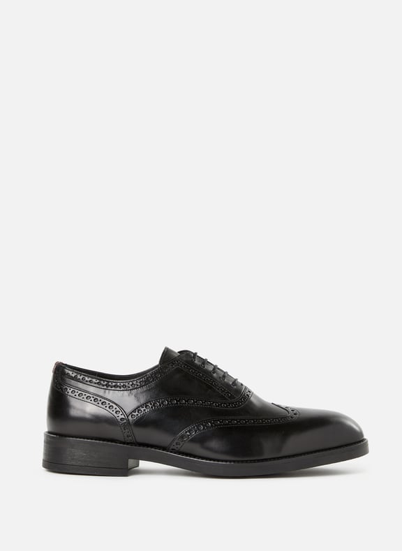 Cut-out leather derbies Black by PAUL SMITH PAUL SMITH Cut-out leather derbies Black