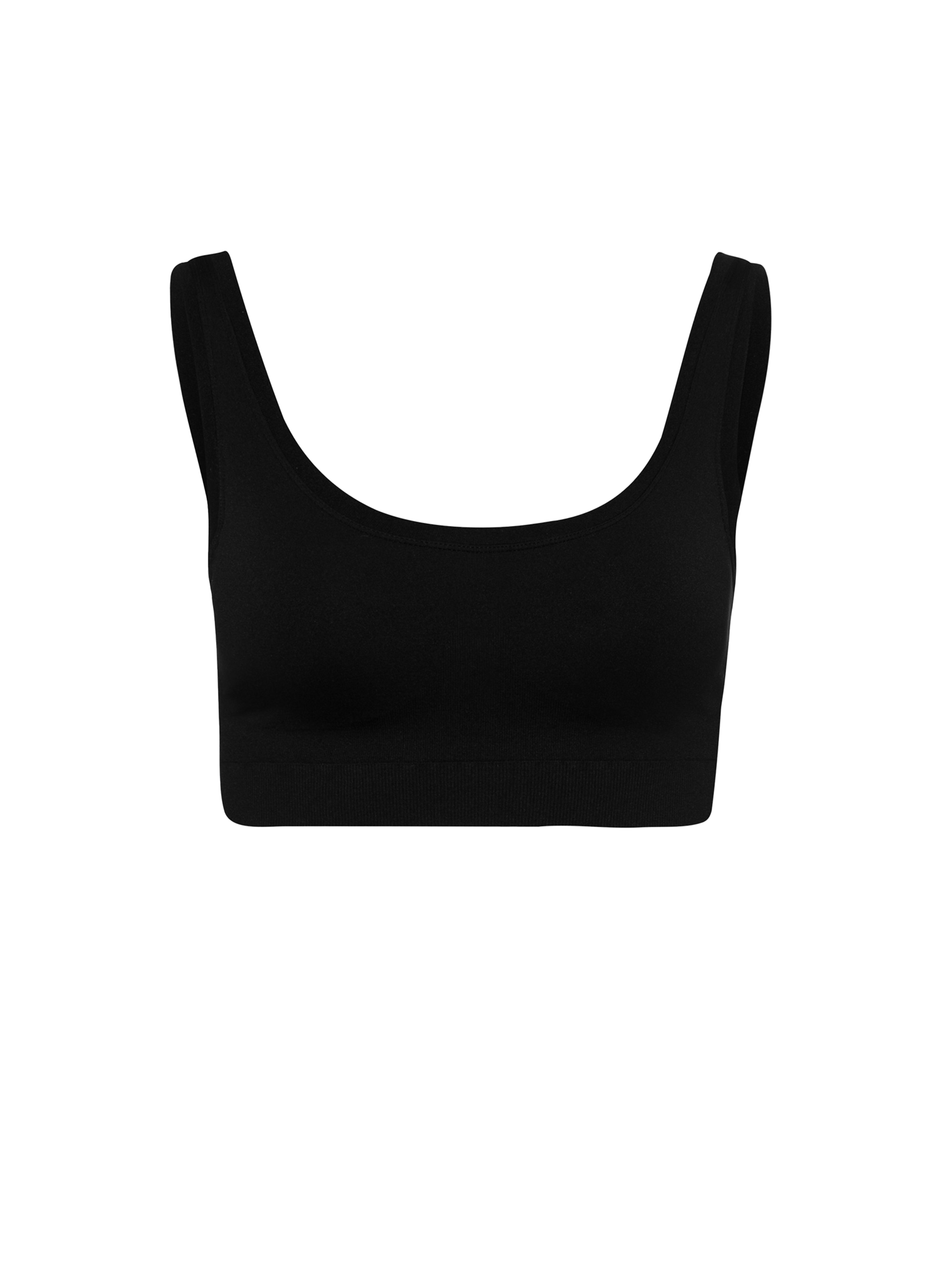 Padded cotton bra HANRO Black