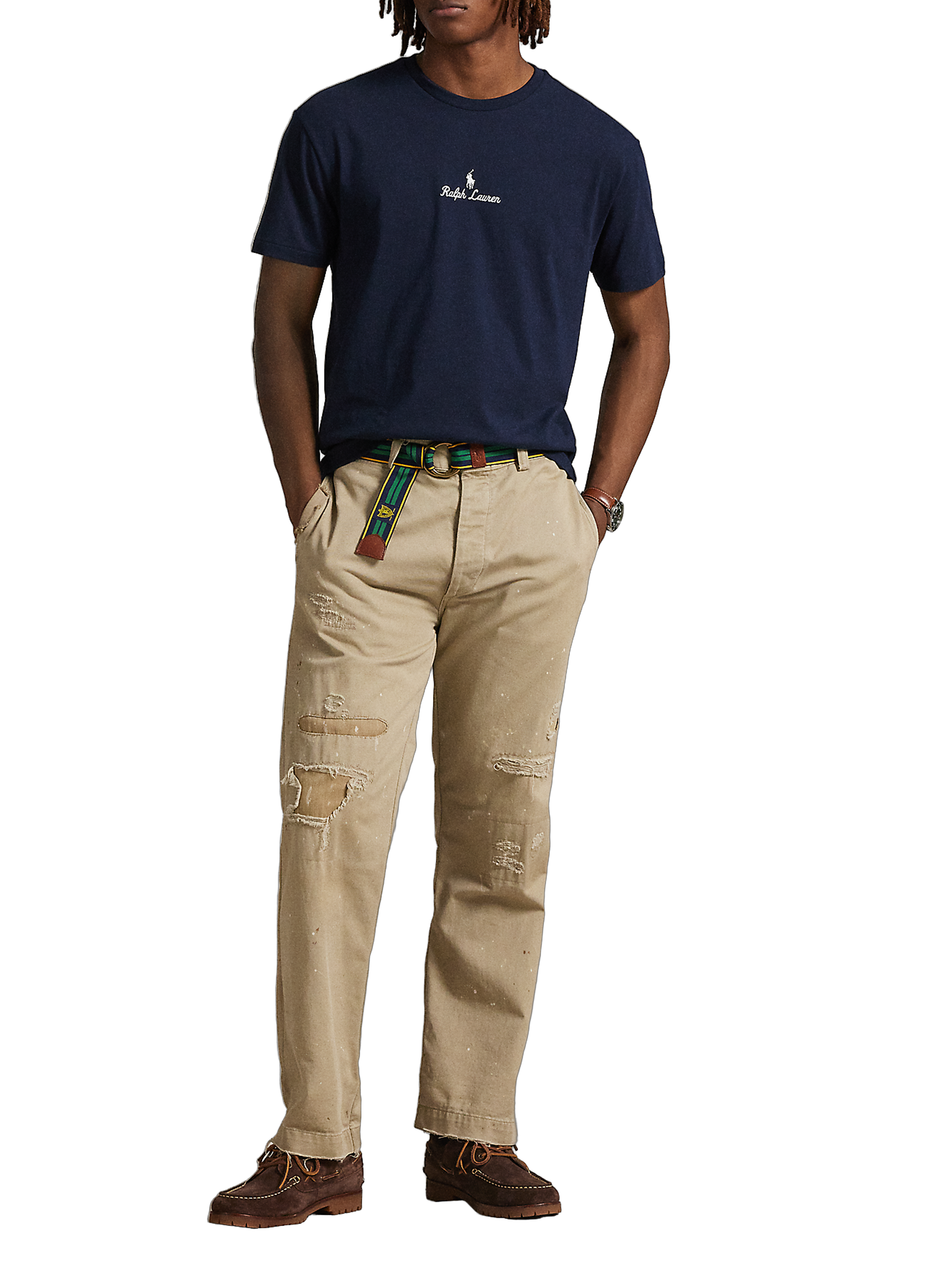 Classic Cotton T-Shirt POLO RALPH LAUREN Blue