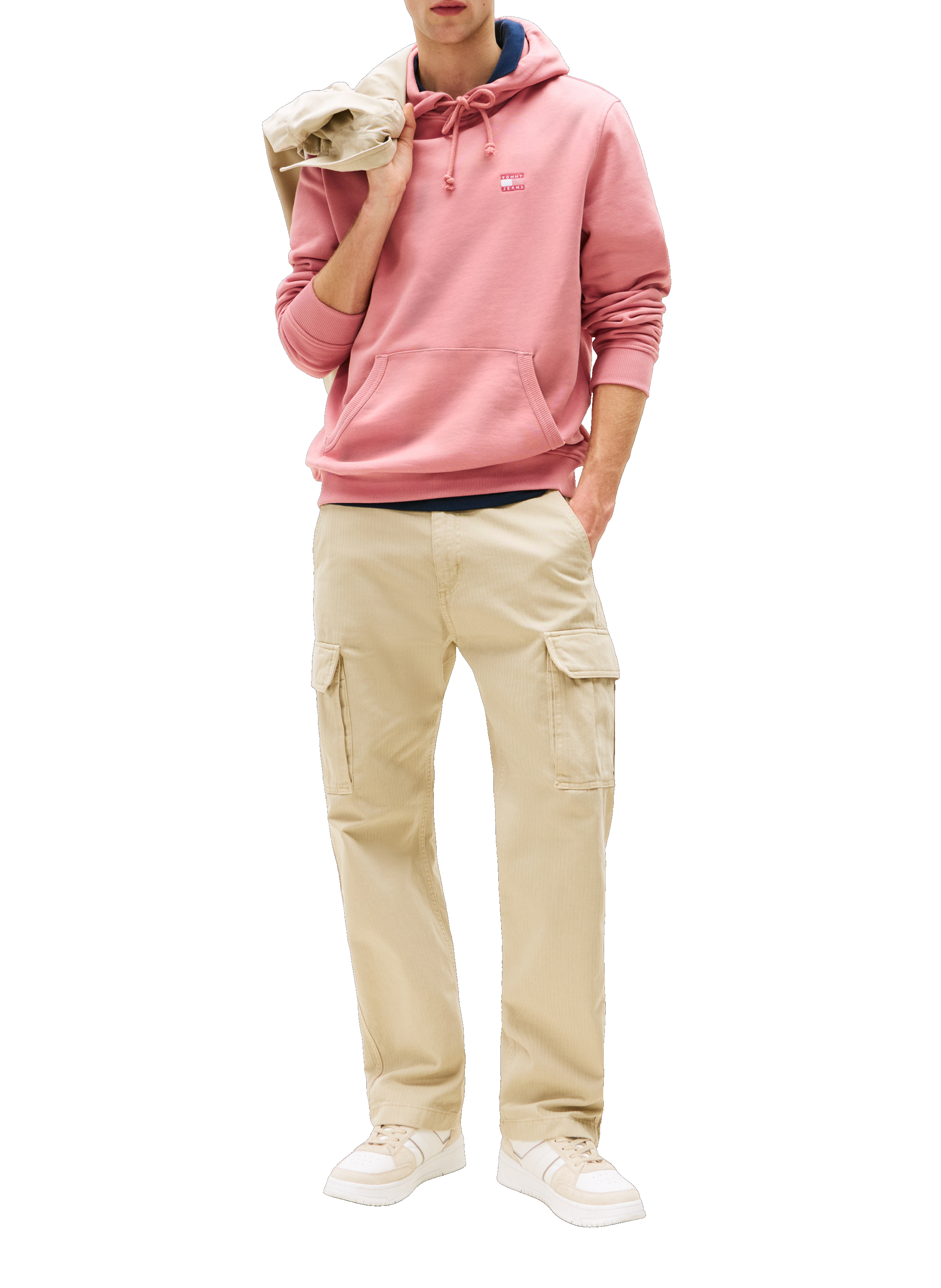 Cotton hoodie TOMMY HILFIGER Pink