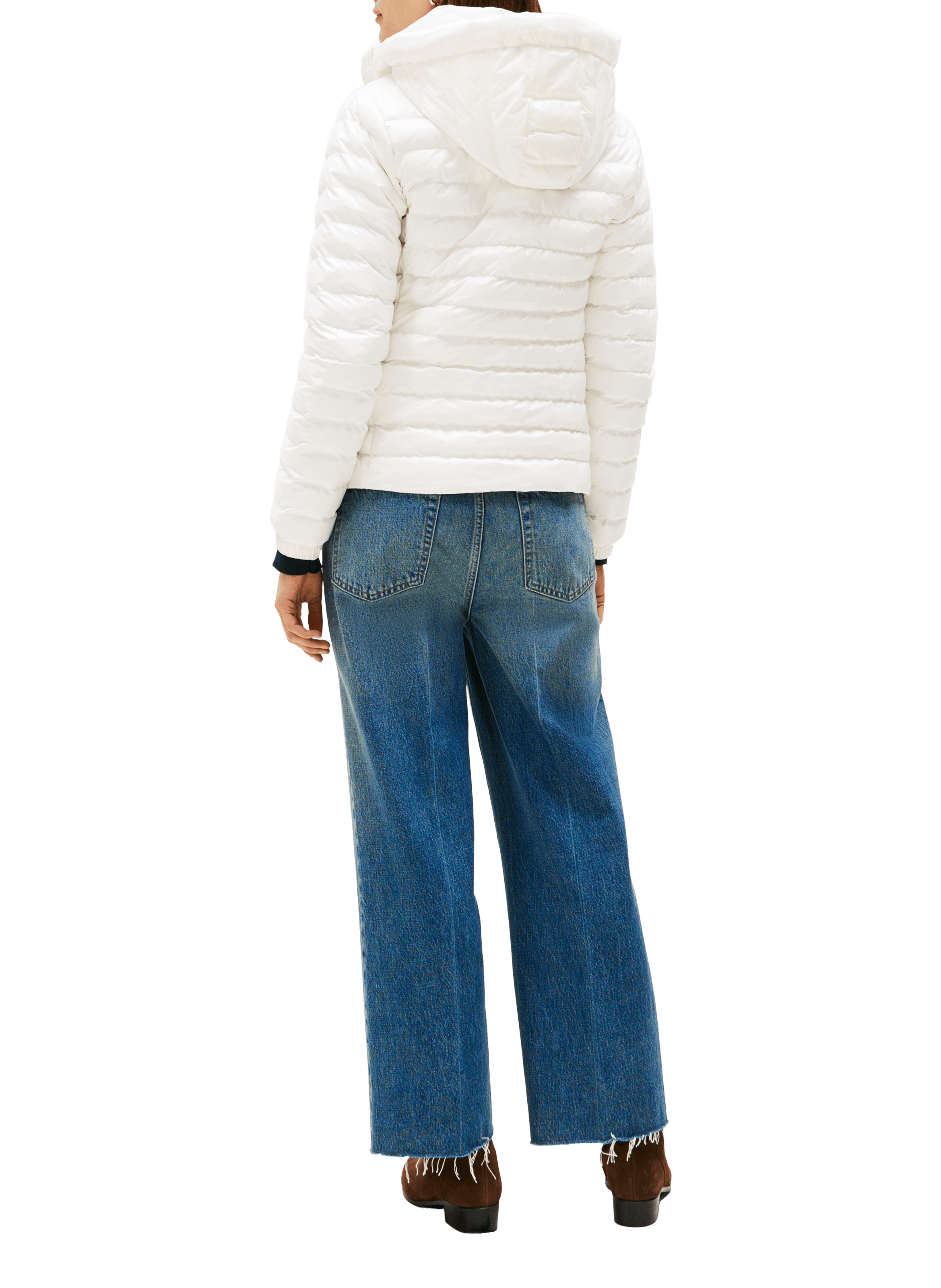 Doudoune déperlante cintrée pliable TOMMY HILFIGER Blanc