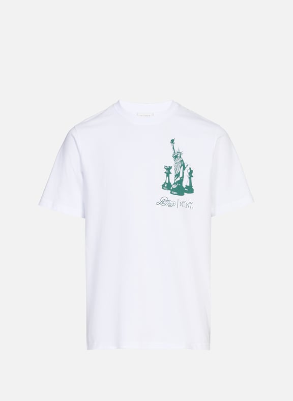 Classic Cotton T-Shirt White by LES DEUX LES DEUX Classic Cotton T-Shirt White