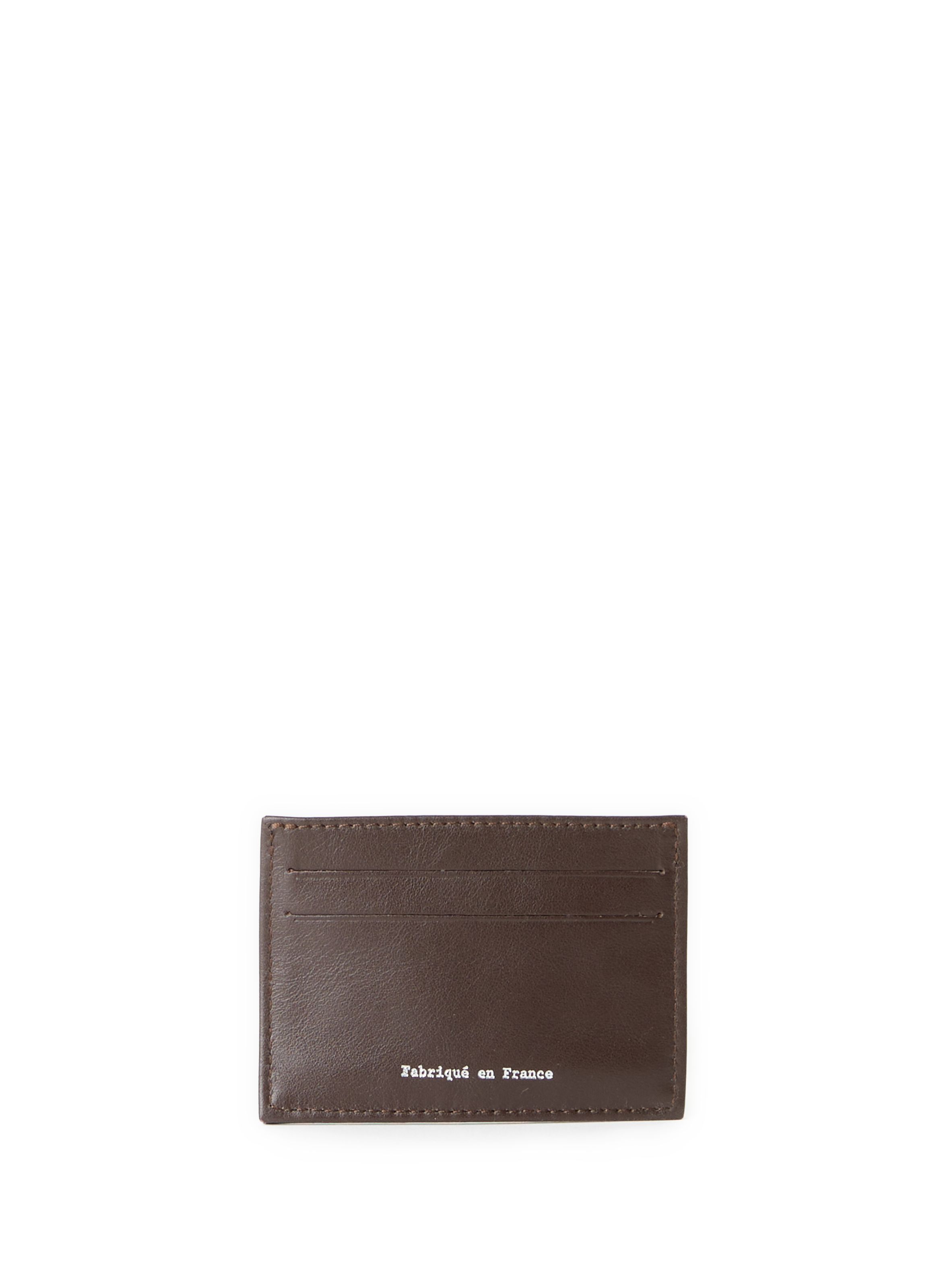 Porte-cartes en cuir SAISON 1865 Marron