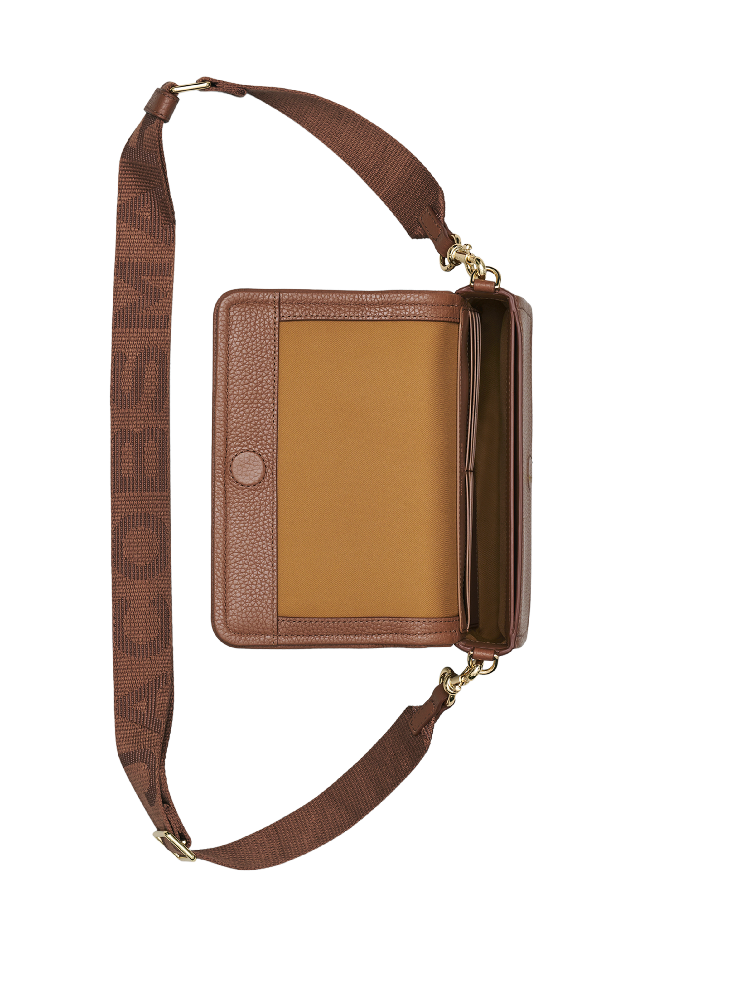 Sac à bandoulière en cuir MARC JACOBS Marron