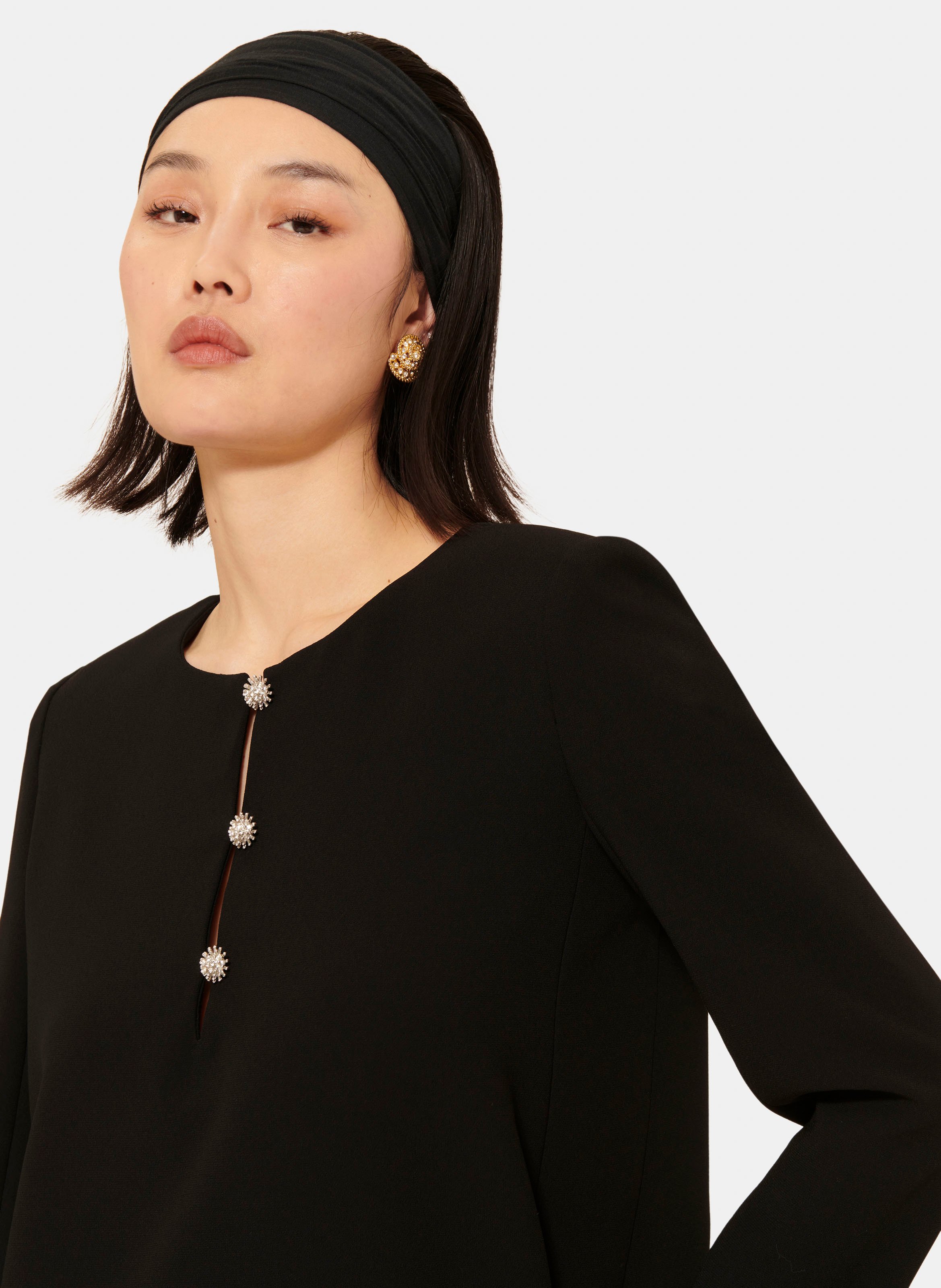 Robe rosario TARA JARMON Noir