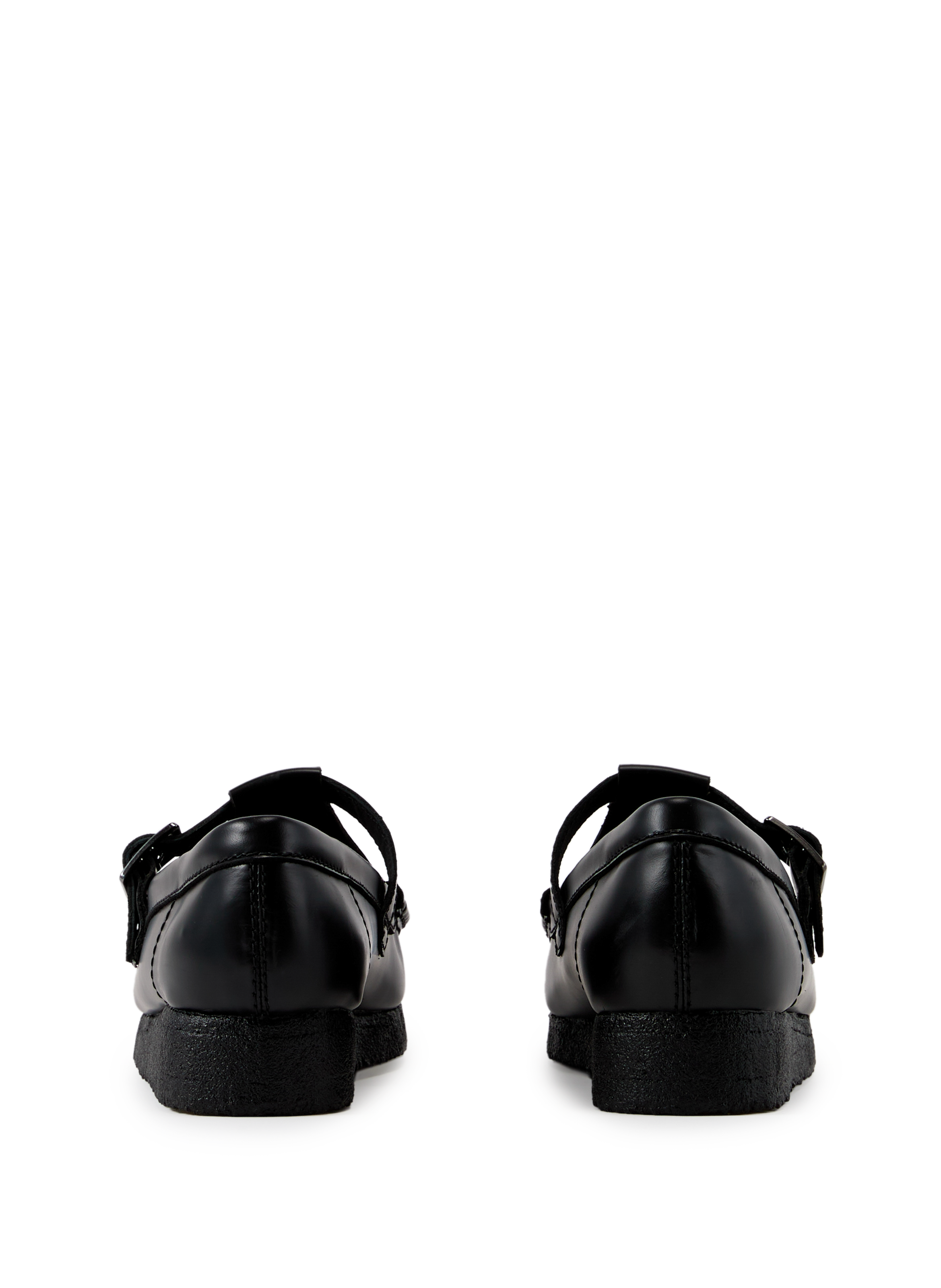 Calfskin leather loafers CLARKS Black