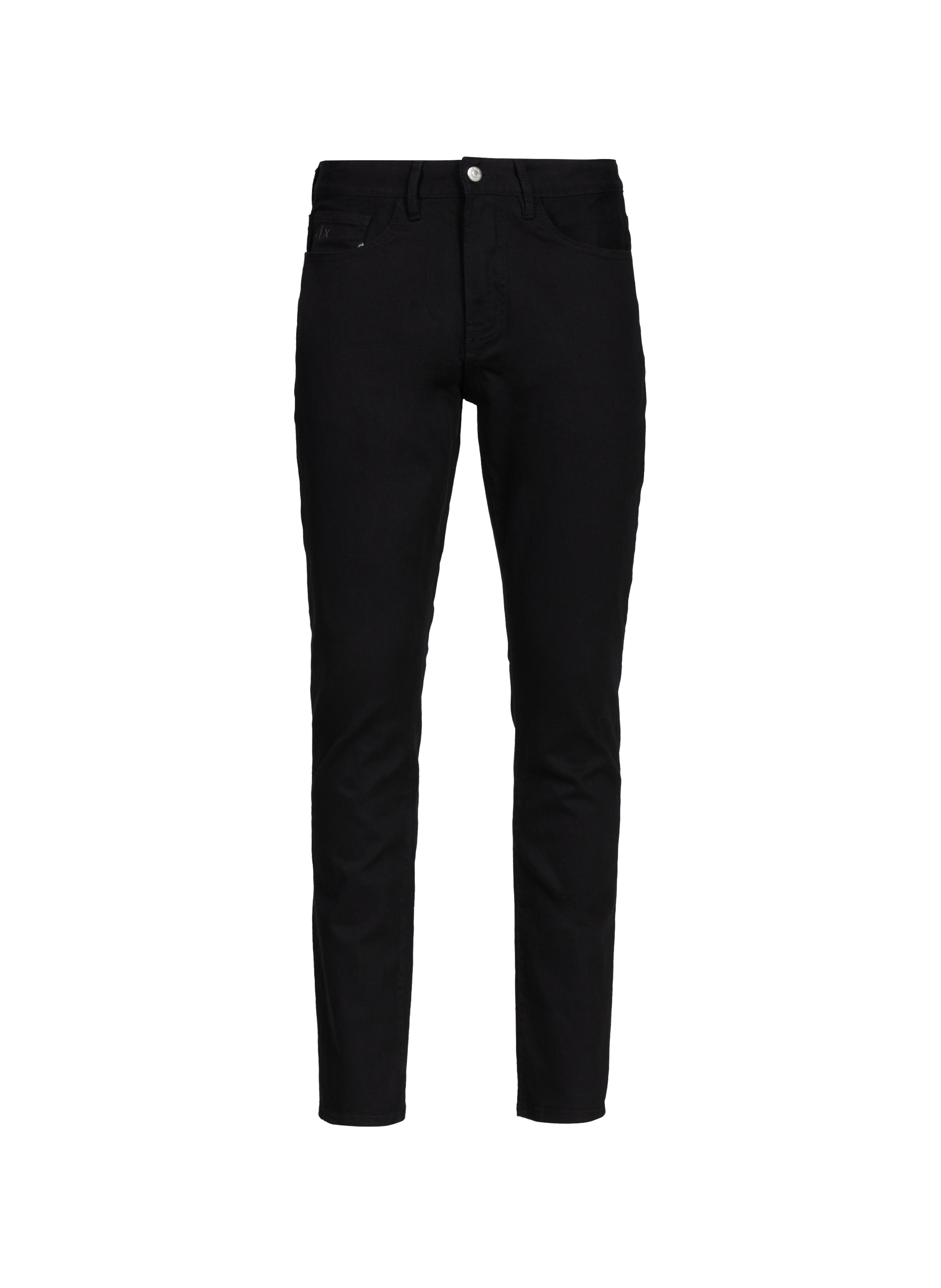 ARMANI EXCHANGE Jean skinny en coton mélangé Noir