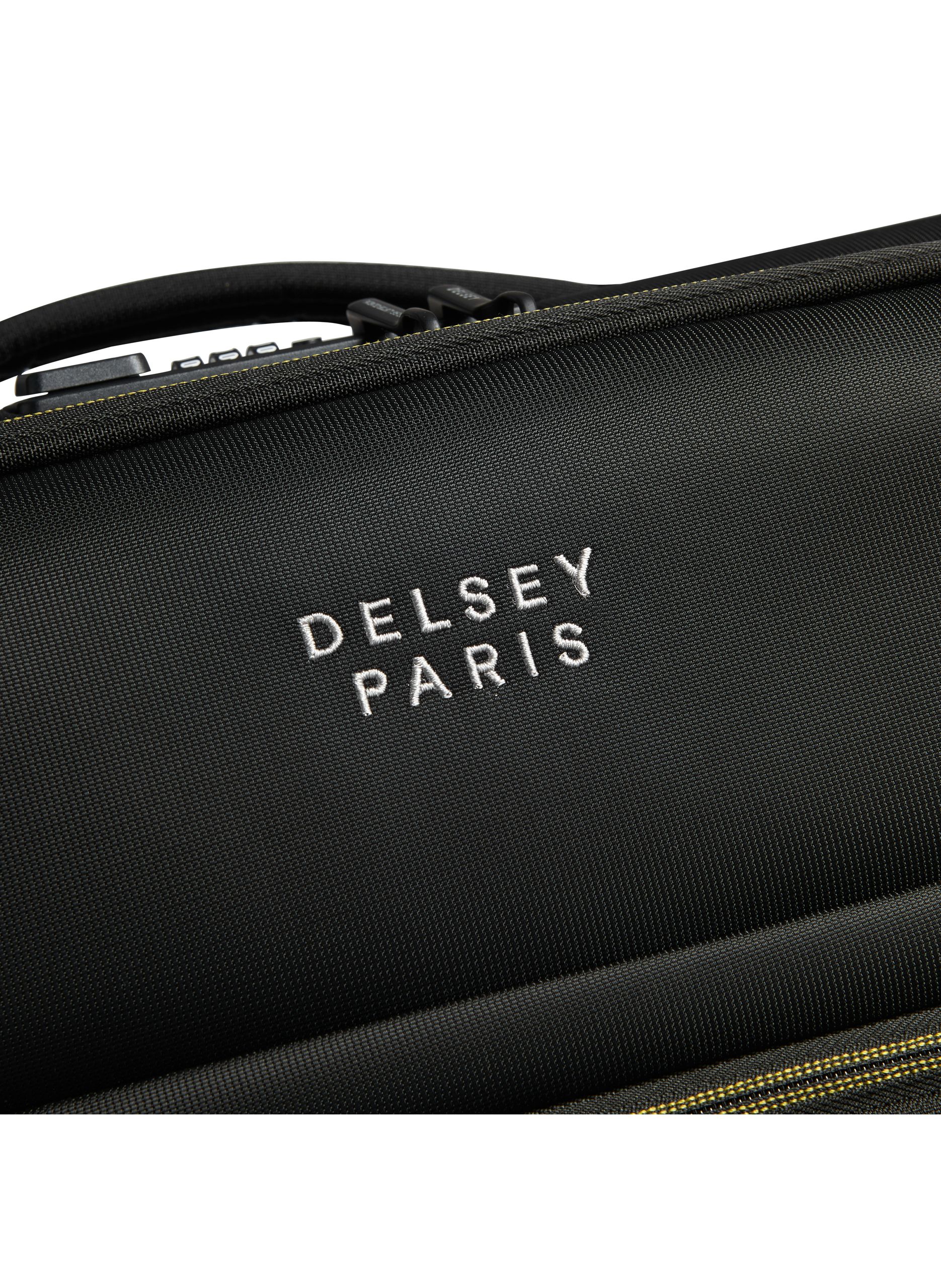 Valise cabine souple taille s - brochant 3 DELSEY PARIS Noir