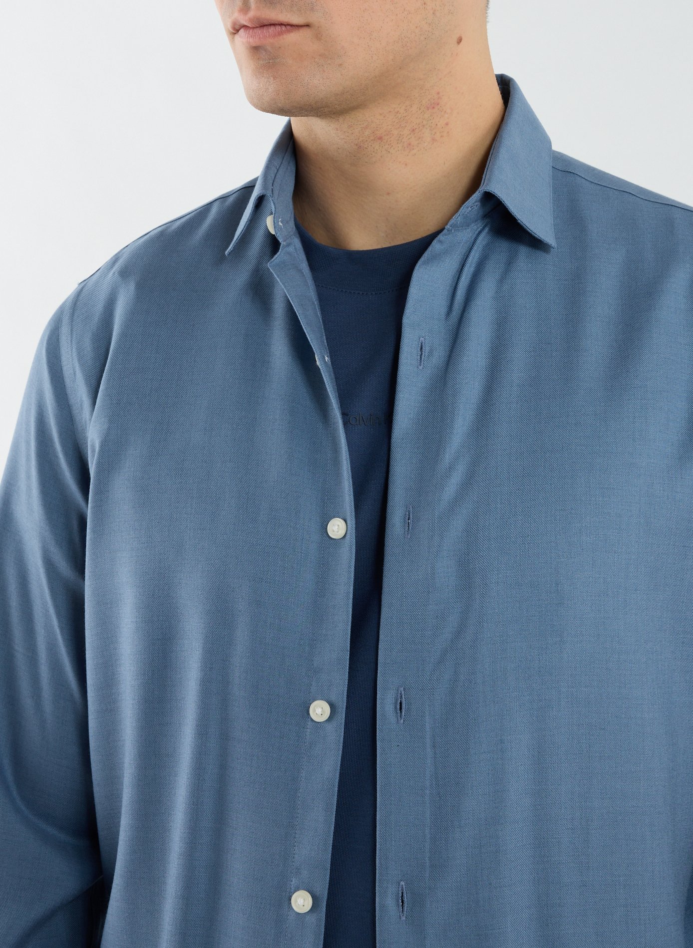 Chemise slim  CALVIN KLEIN Bleu