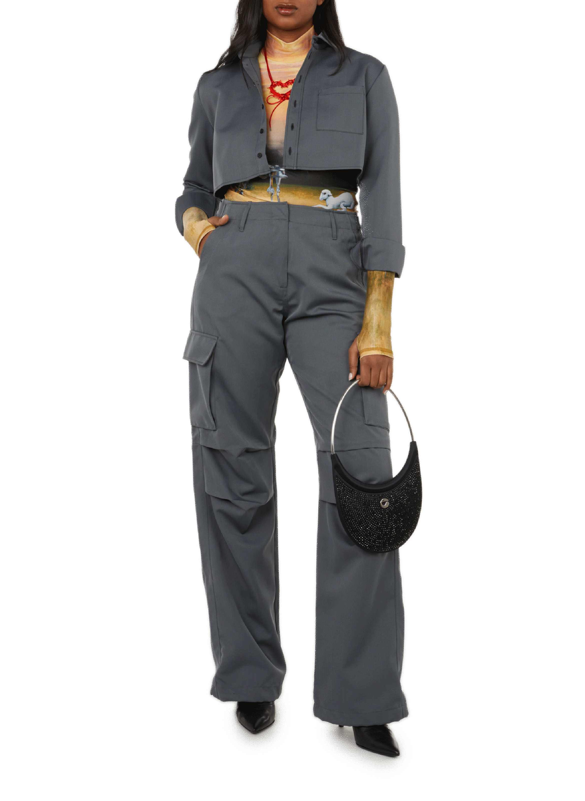 Pantalon cargo Tailored  COPERNI Gris