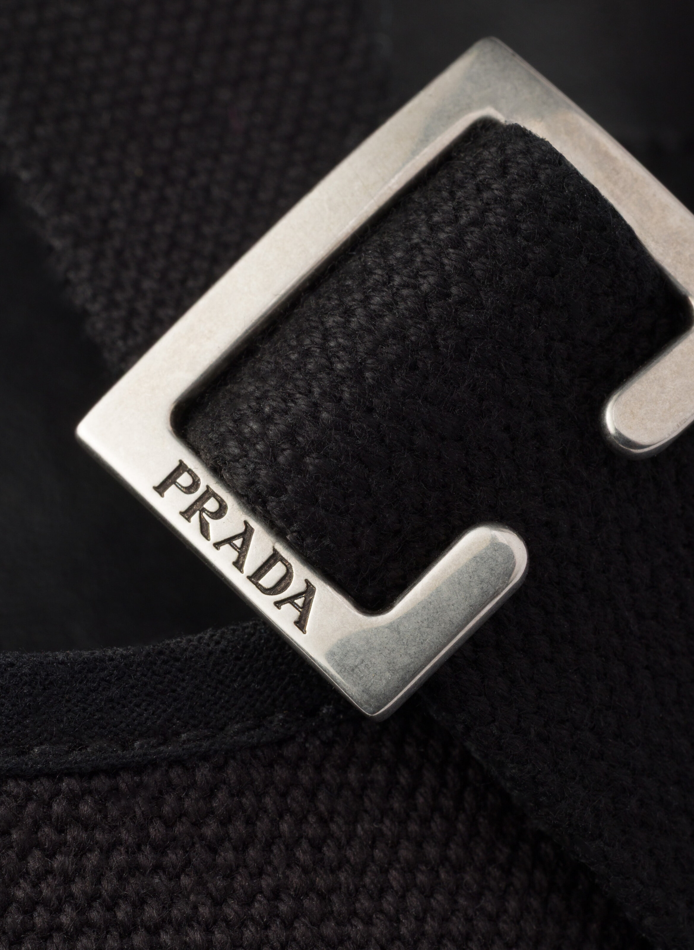 Escarpins en toile PRADA Noir