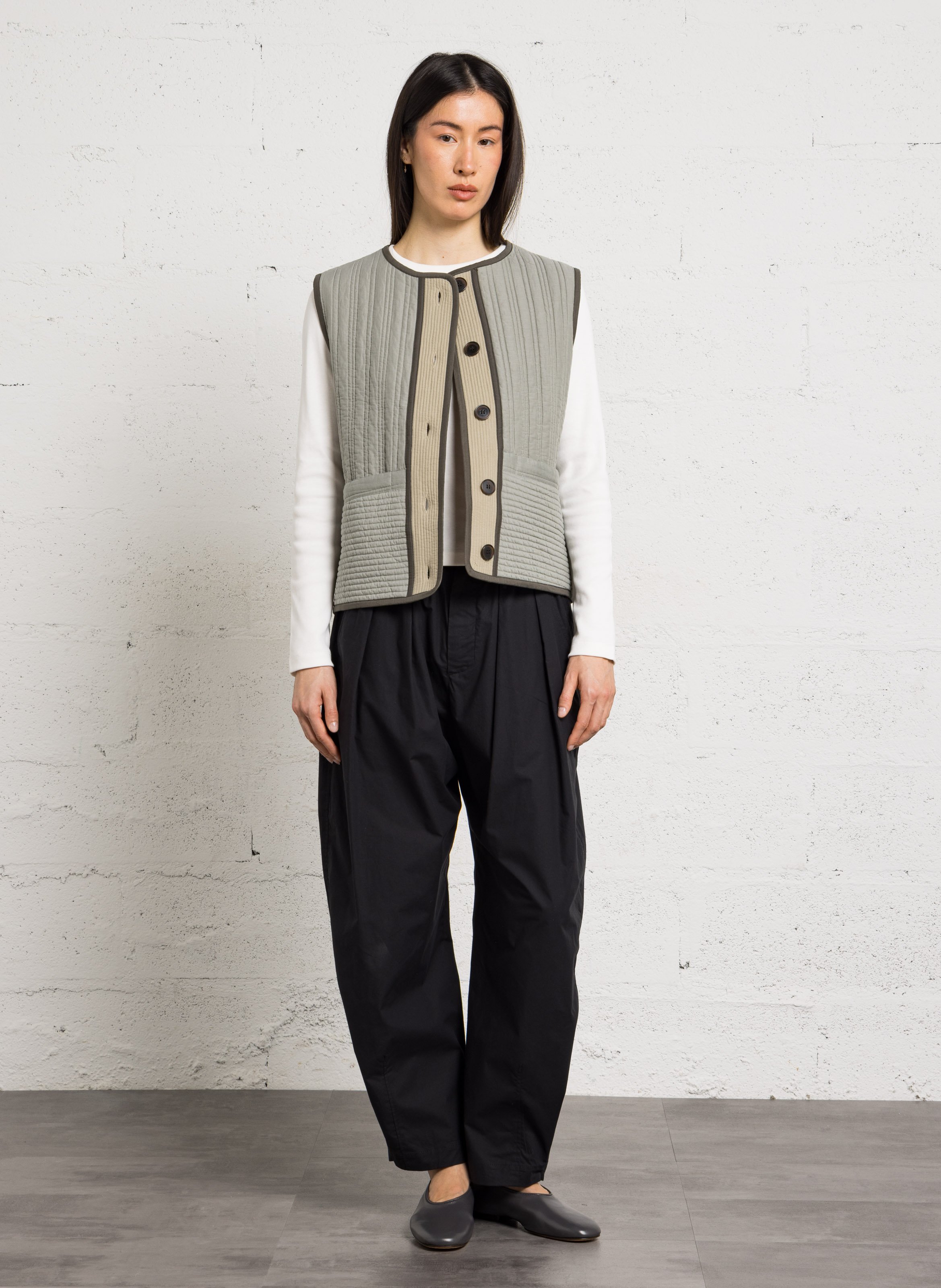 Veste col rond hima SOEUR Vert