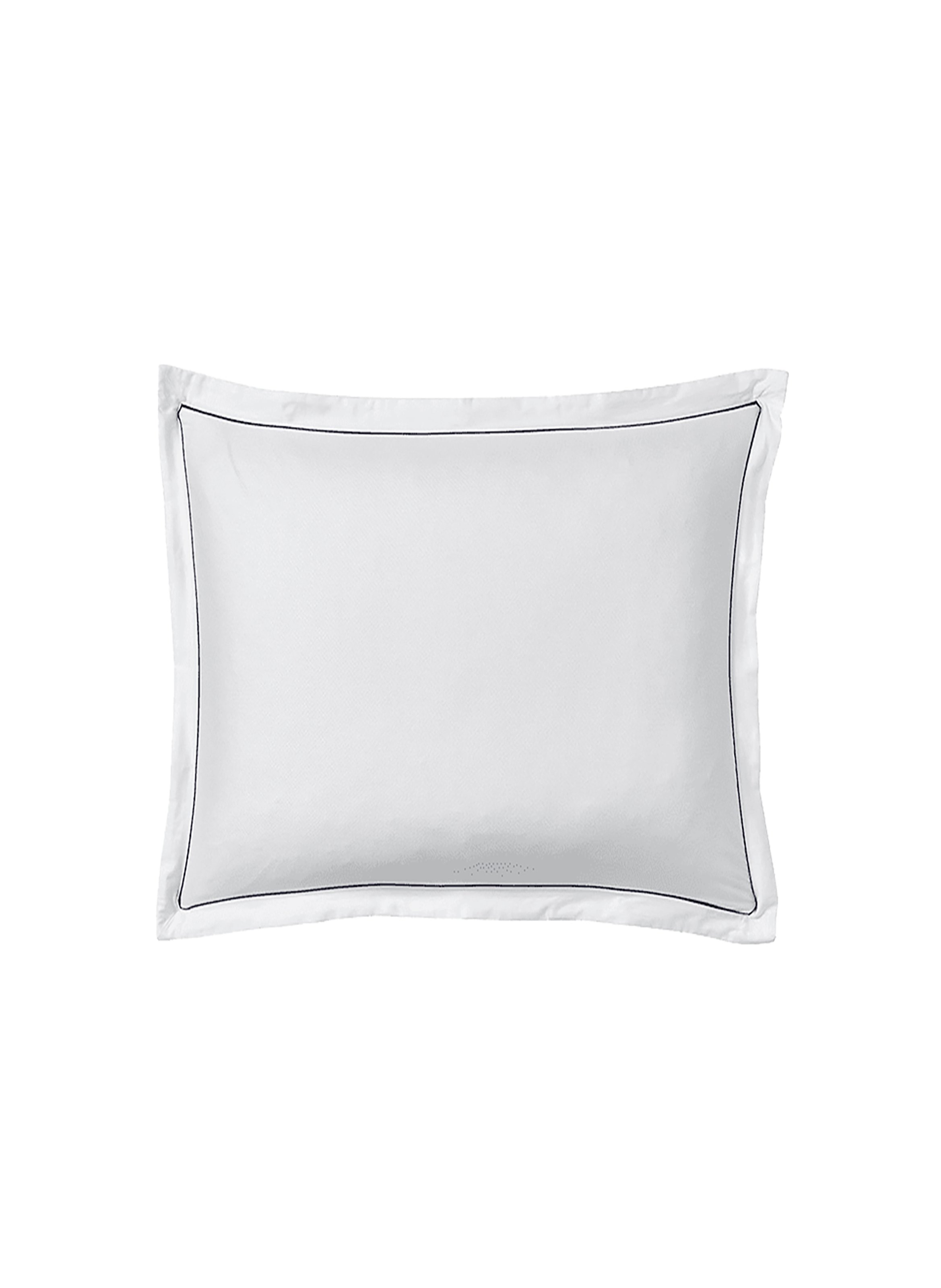 Taie d'oreiller unie en jacquard et satin de coton biologique, orsay ALEXANDRE TURPAULT Blanc