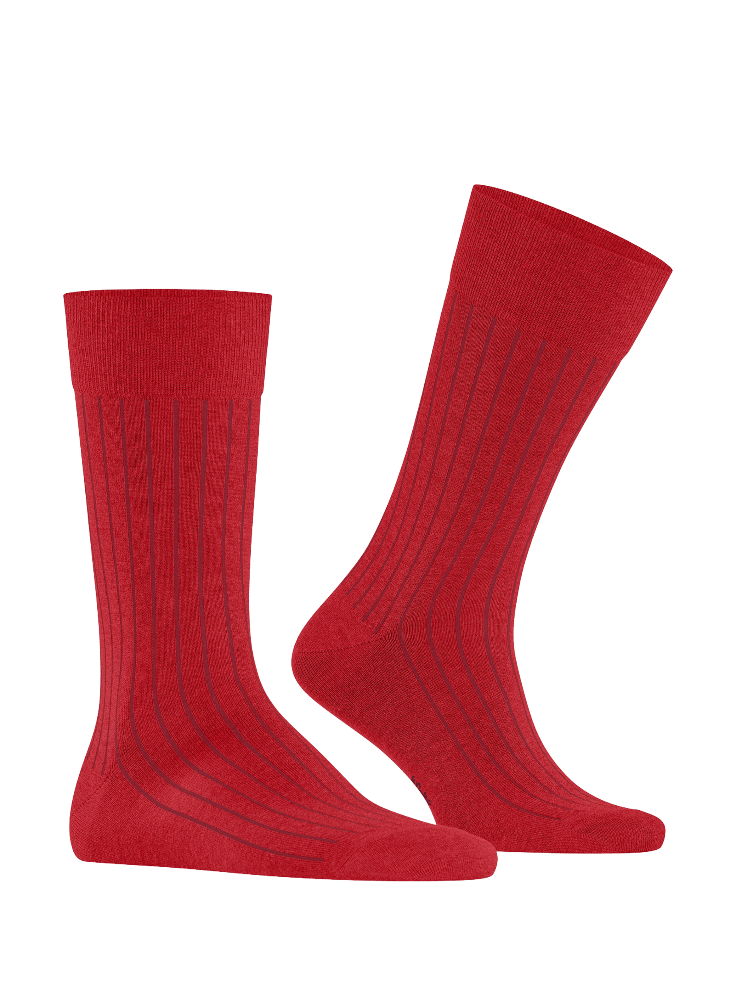 Calcetines altos de algodón mezclado BURLINGTON Rojo