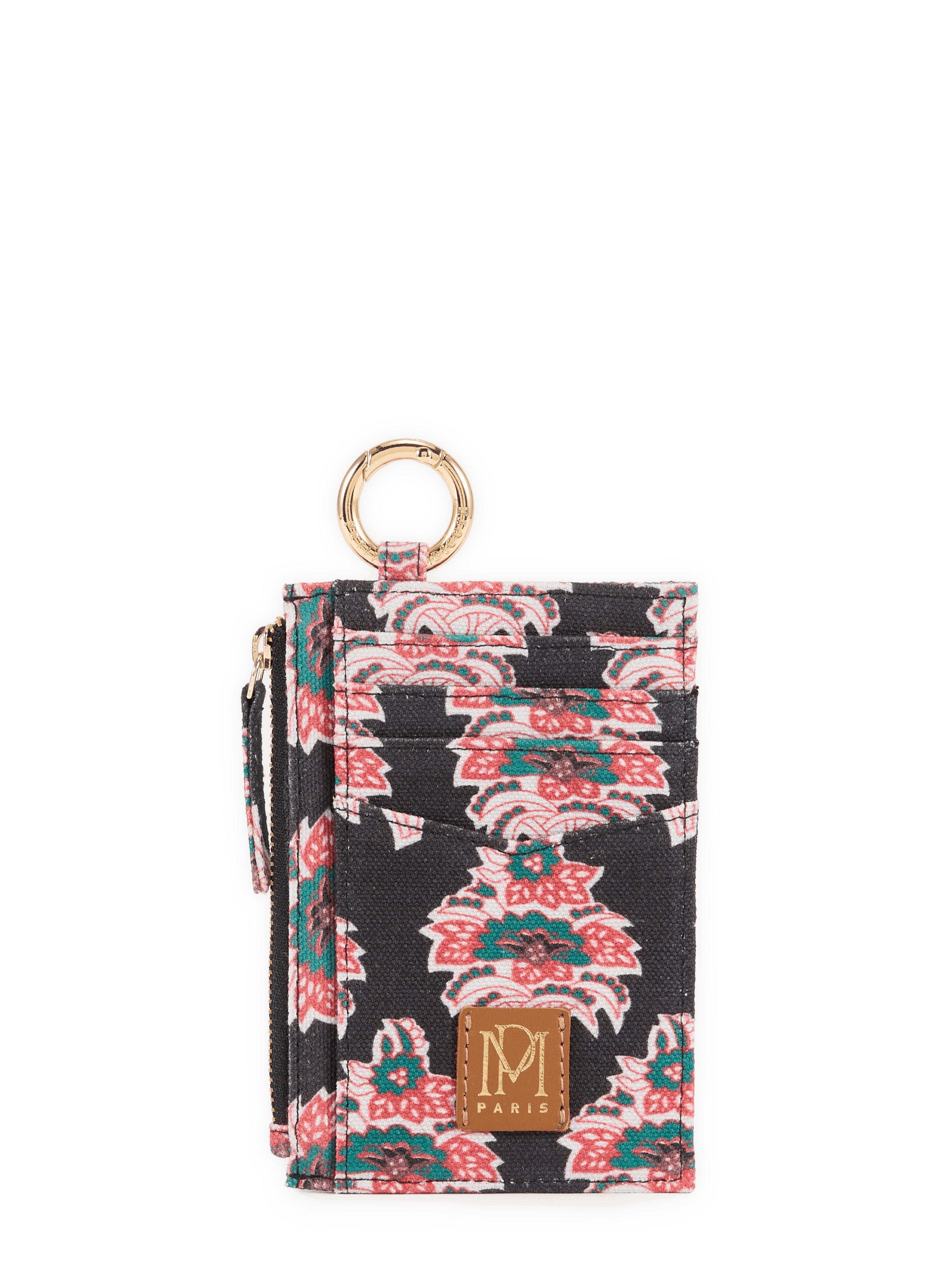 Porte cartes Elmo imprimé en coton PETITE MENDIGOTE Multicolore