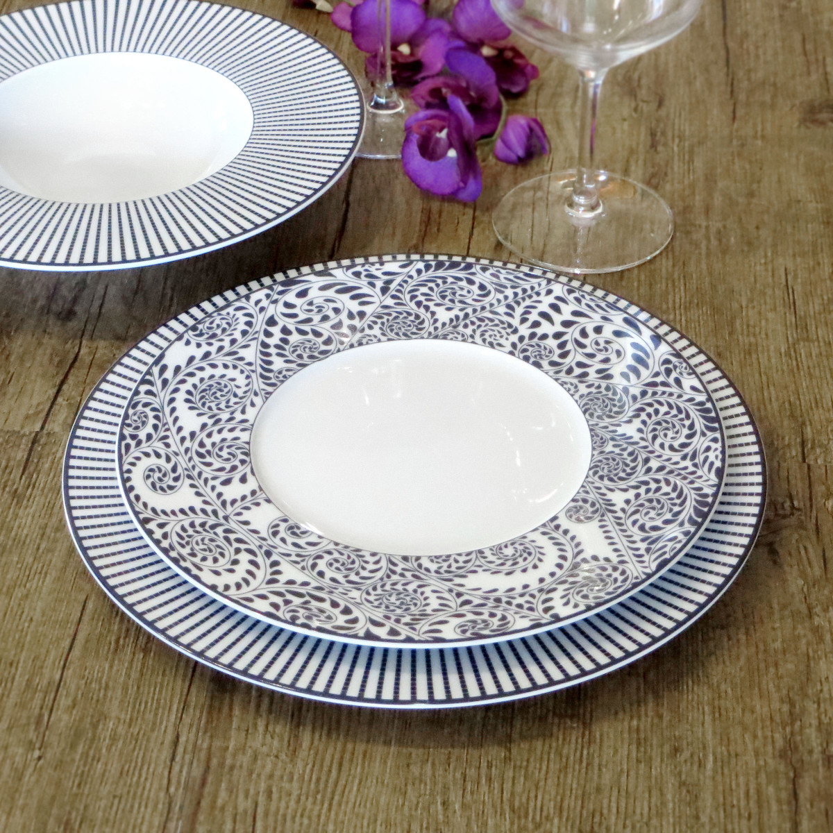 Medard De Noblat Medard De Noblat Alhambra - assiette dessert 23 ...