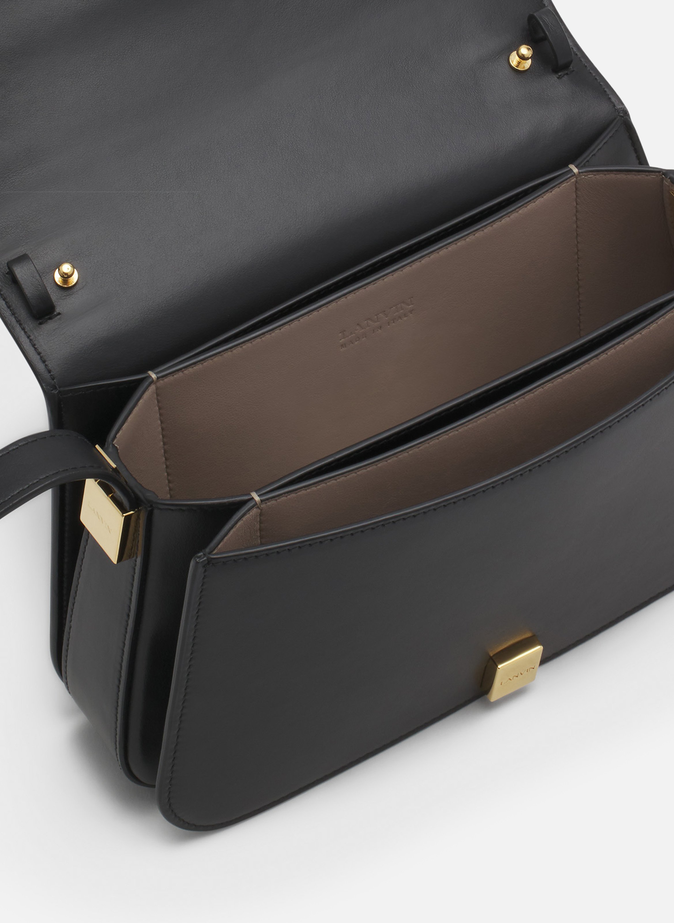Sac concerto arpège en cuir LANVIN Noir