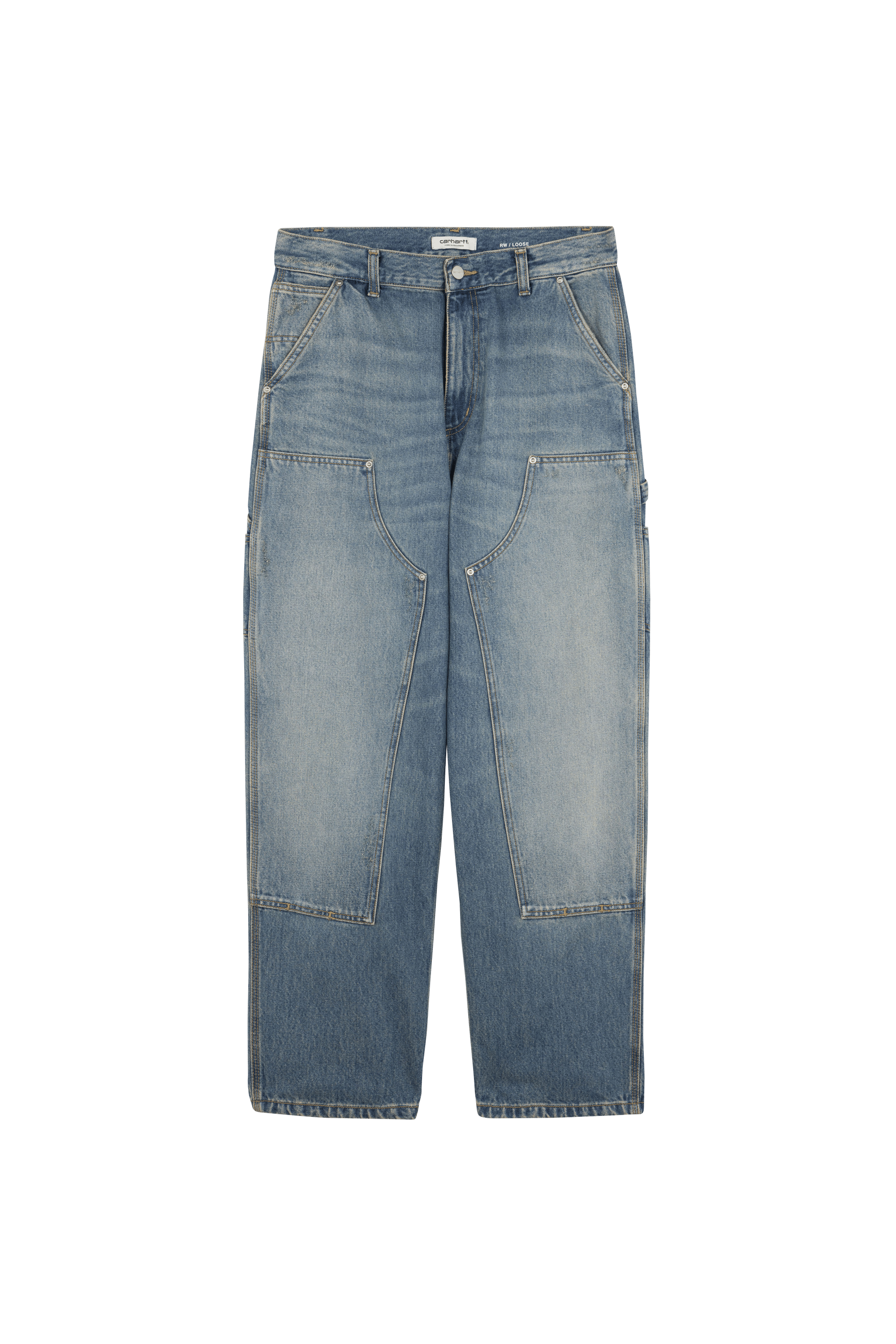 Jean w' brandon double knee pant CARHARTT WIP Bleu