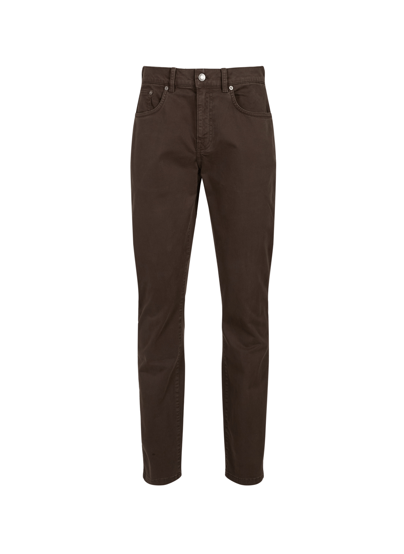 Jean droit uni GANT Marron