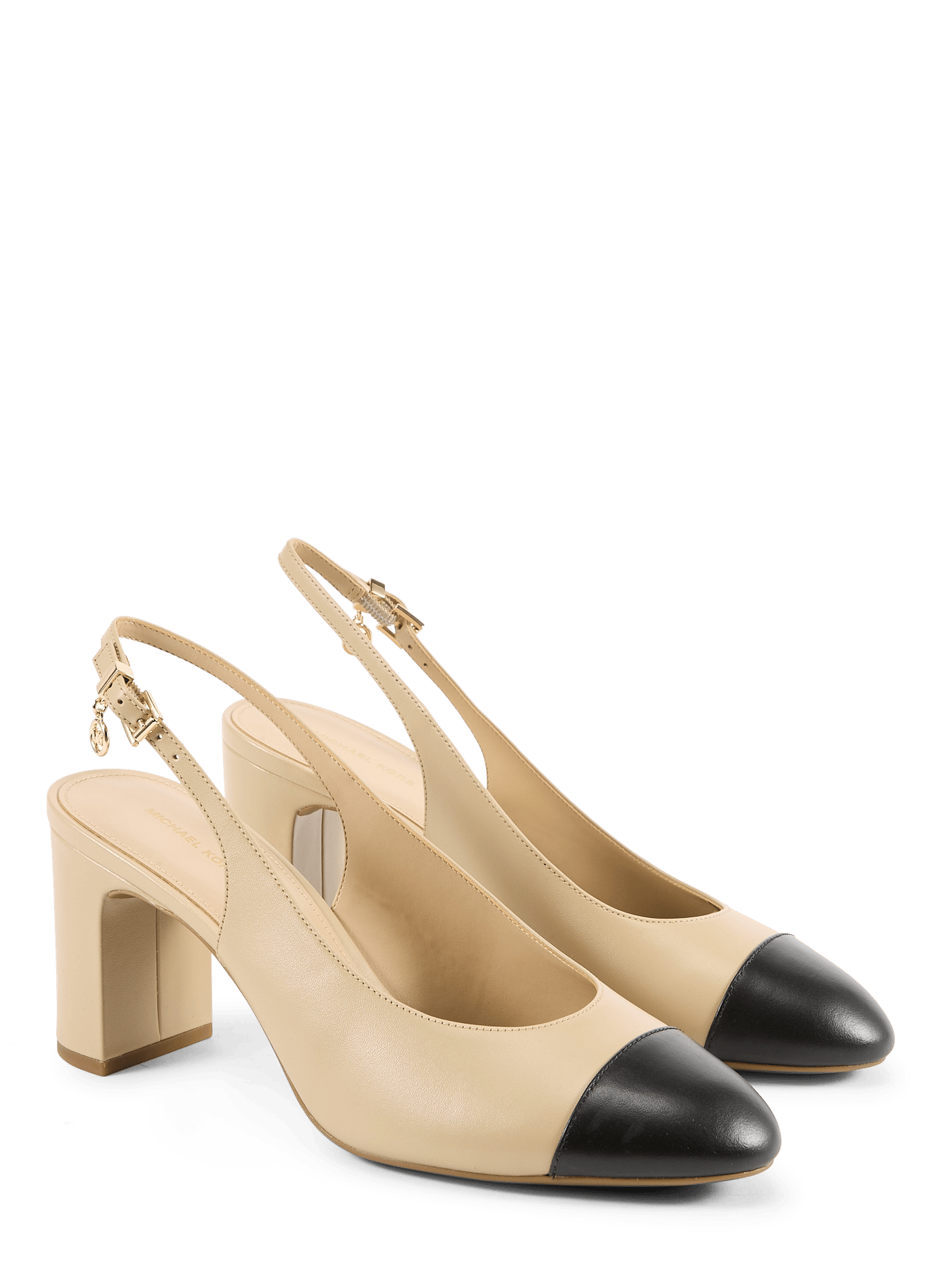 Escarpins en cuir MICHAEL KORS Beige