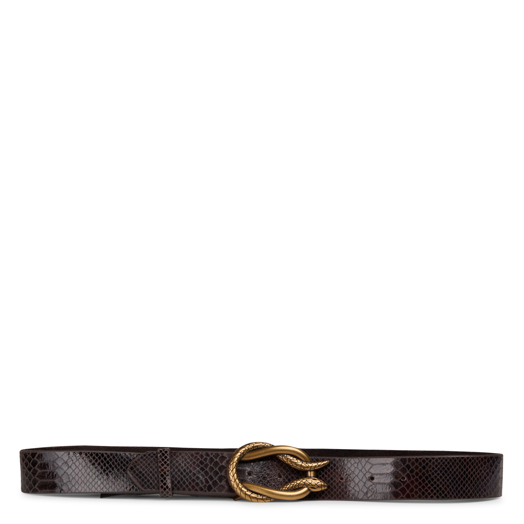 Ceinture en cuir leon MAISON 123 Marron