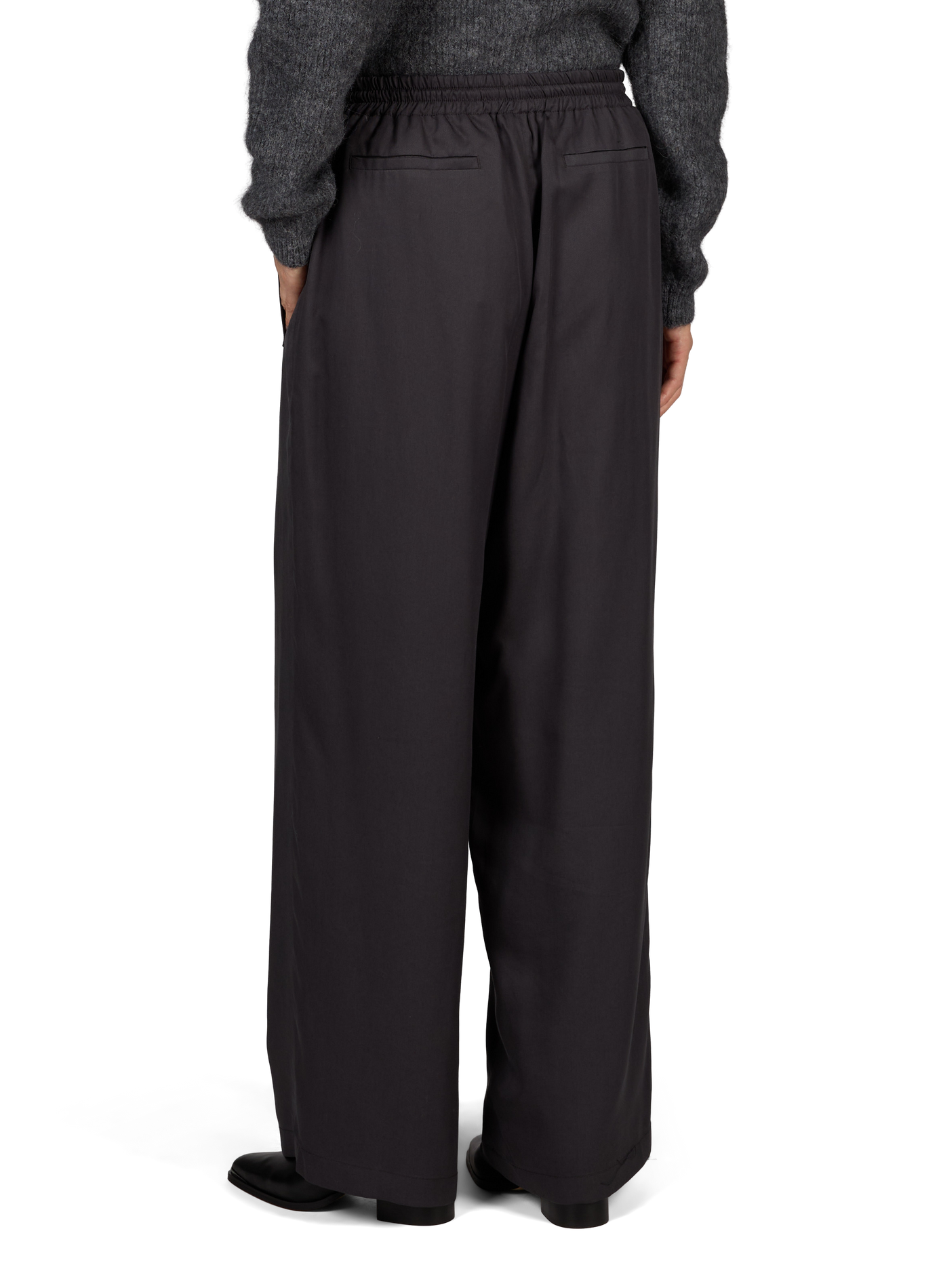Wide-leg pants with elastic waistband LE 17 SEPTEMBRE Grey