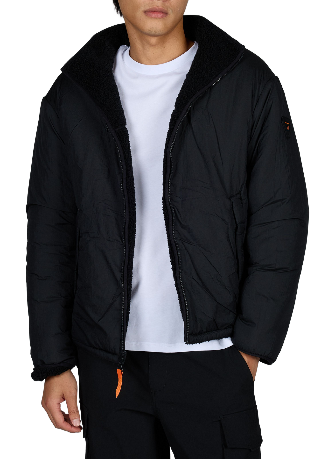 Wendebare Nobu-Jacke mit Schlupfkragen GERTRUDE Schwarz
