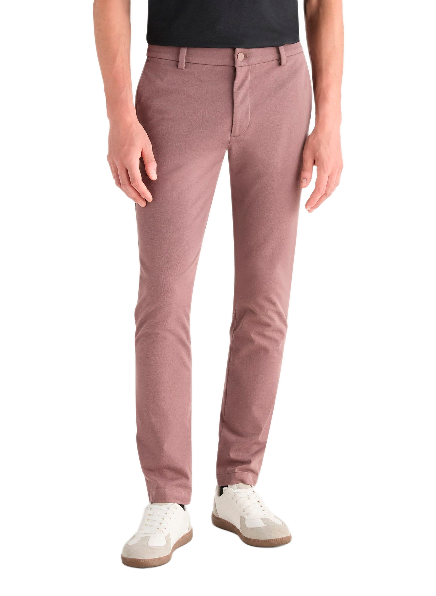 Pantalon chino en coton mélangé | Marron DOCKERS Homme