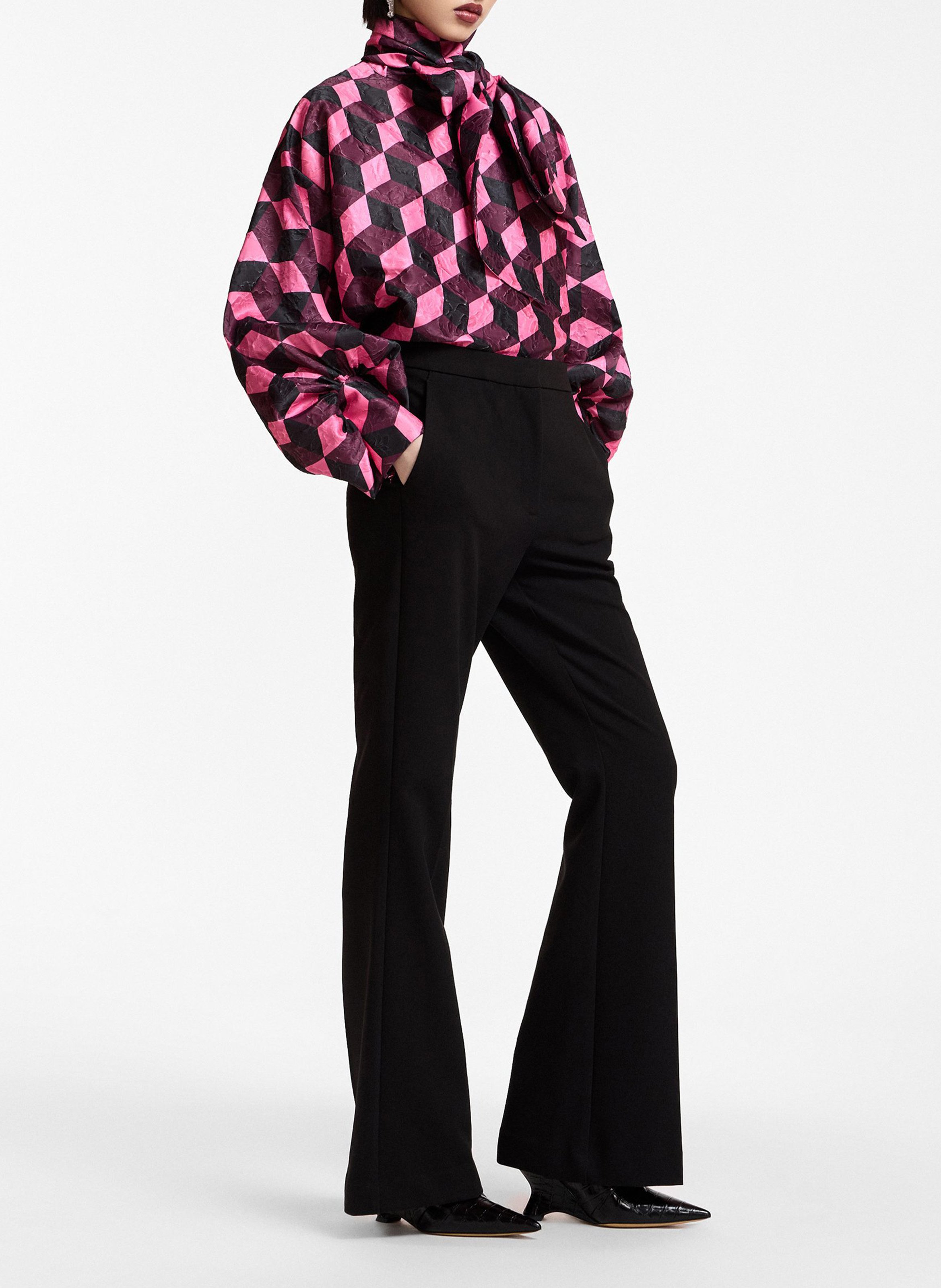 Blouse ample imprimée komo ESSENTIEL ANTWERP Rose