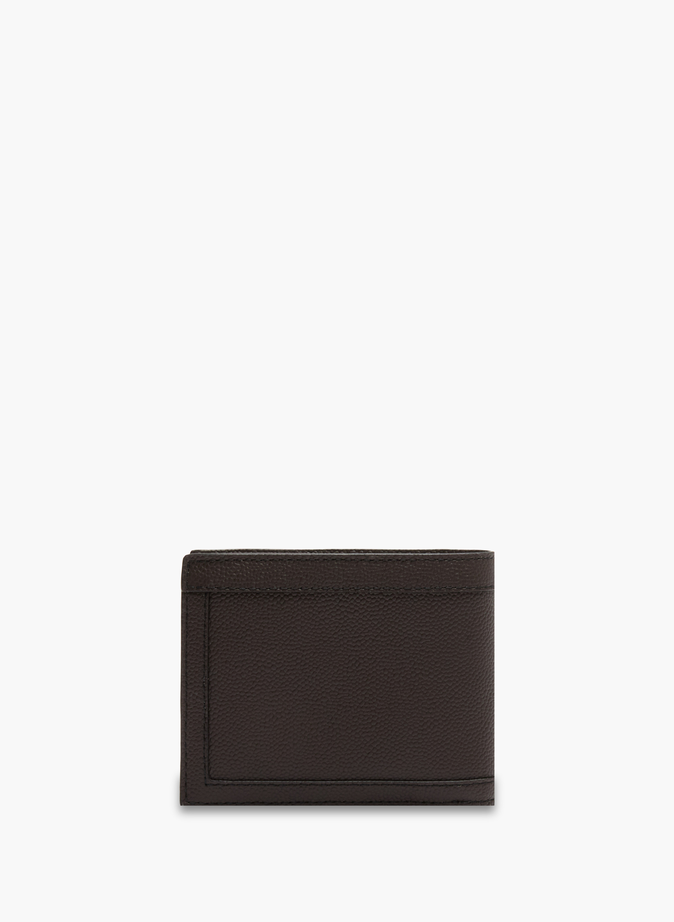 Porte monnaie rabat charlie de lancel en cuir LANCEL Gris