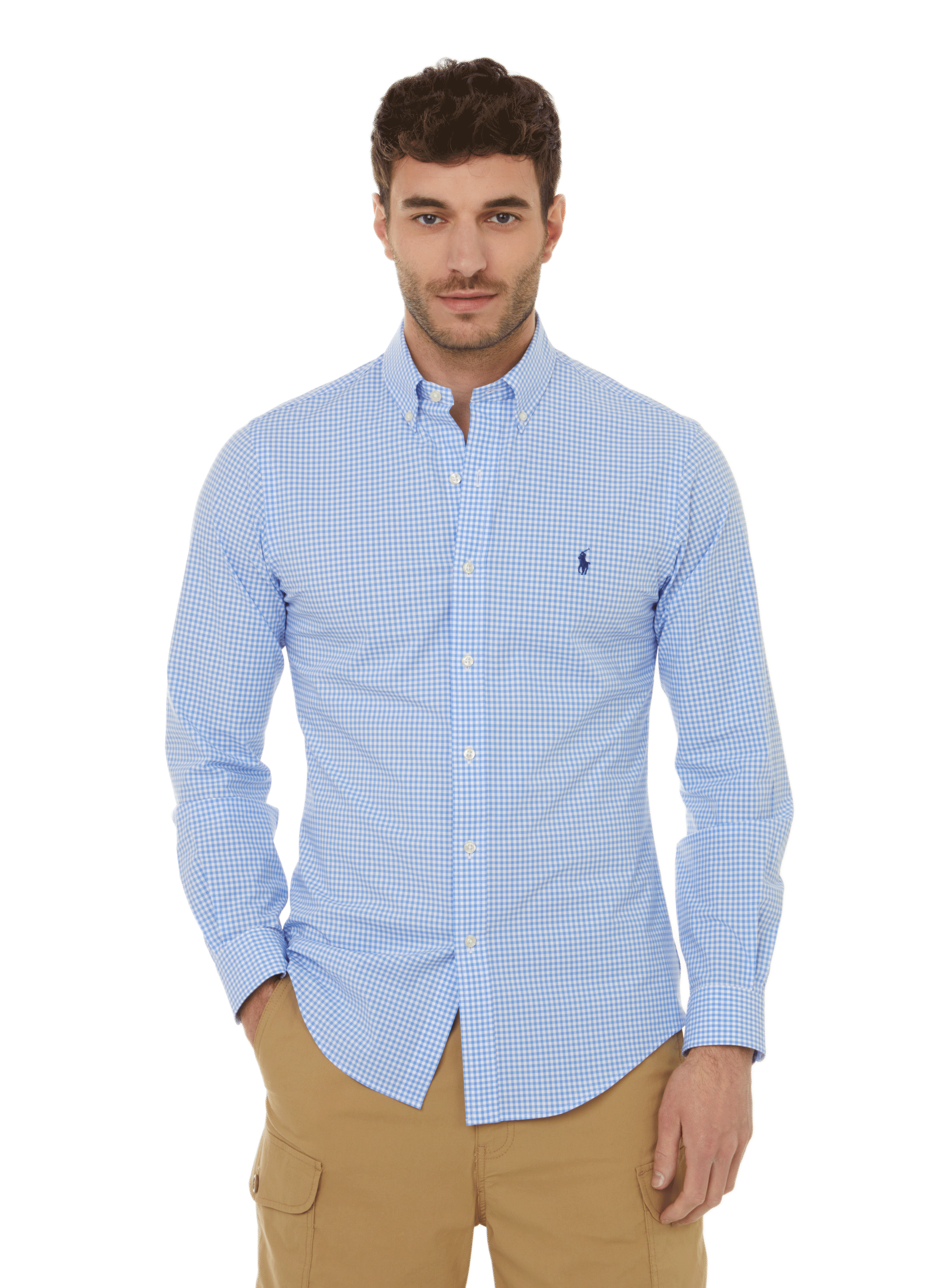 POLO RALPH LAUREN Chemise à carreaux Bleu