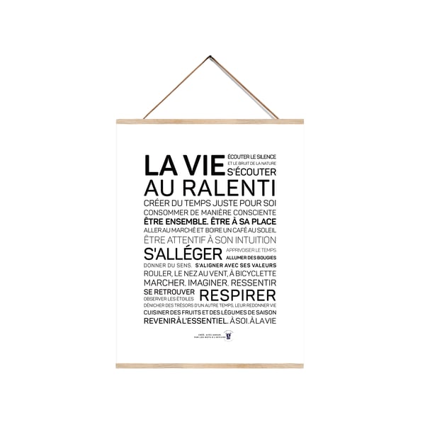Affiche La vie