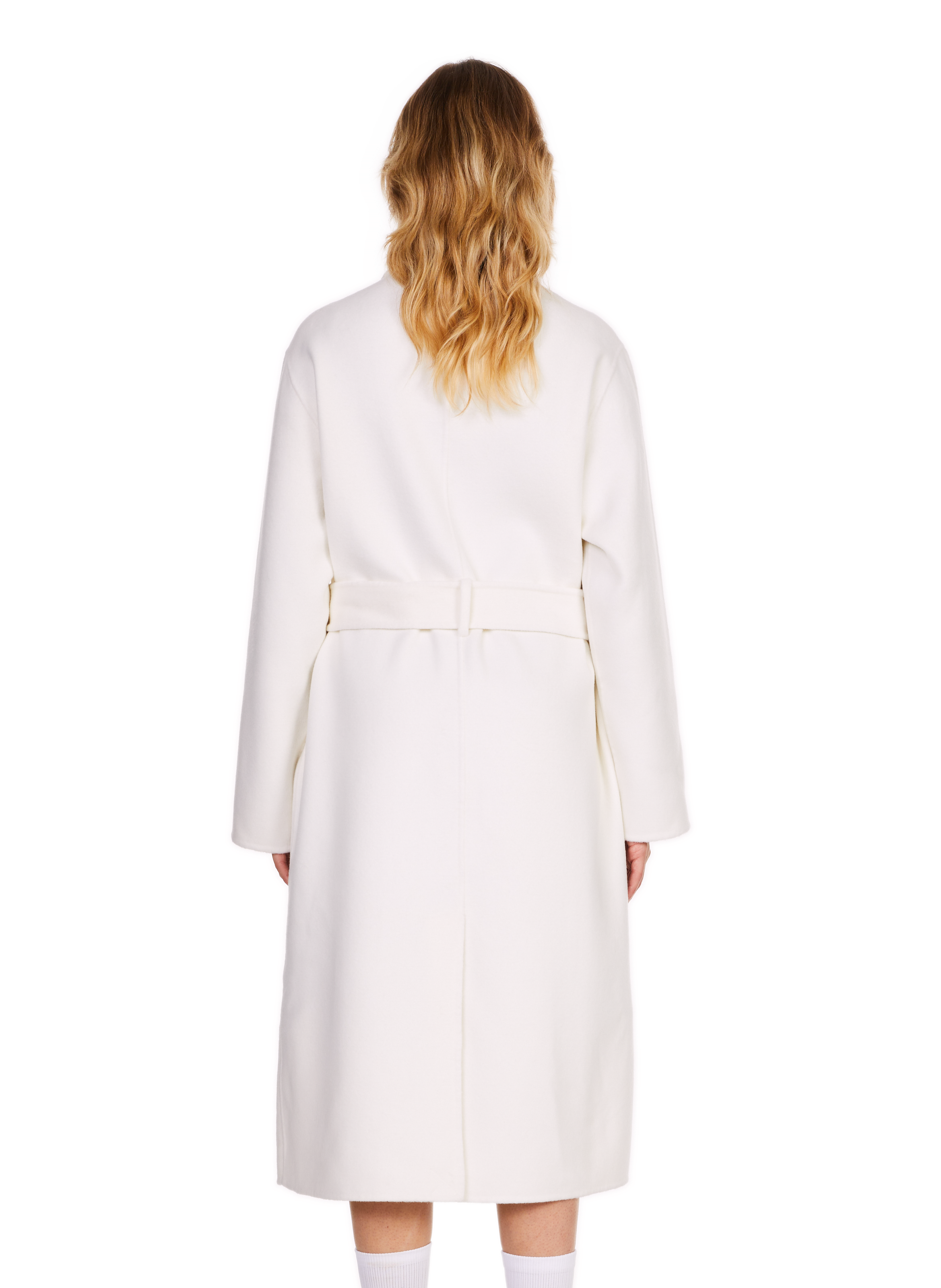 Manteau long Upay en laine mélangée SAISON 1865 Beige