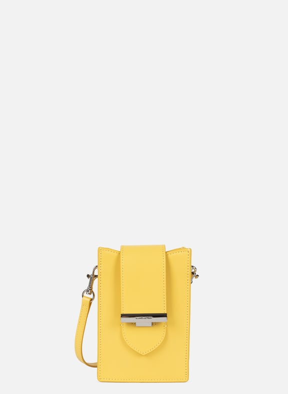 Pochette smartphone - paris ily Jaune by LANCASTER LANCASTER Pochette smartphone - paris ily Jaune