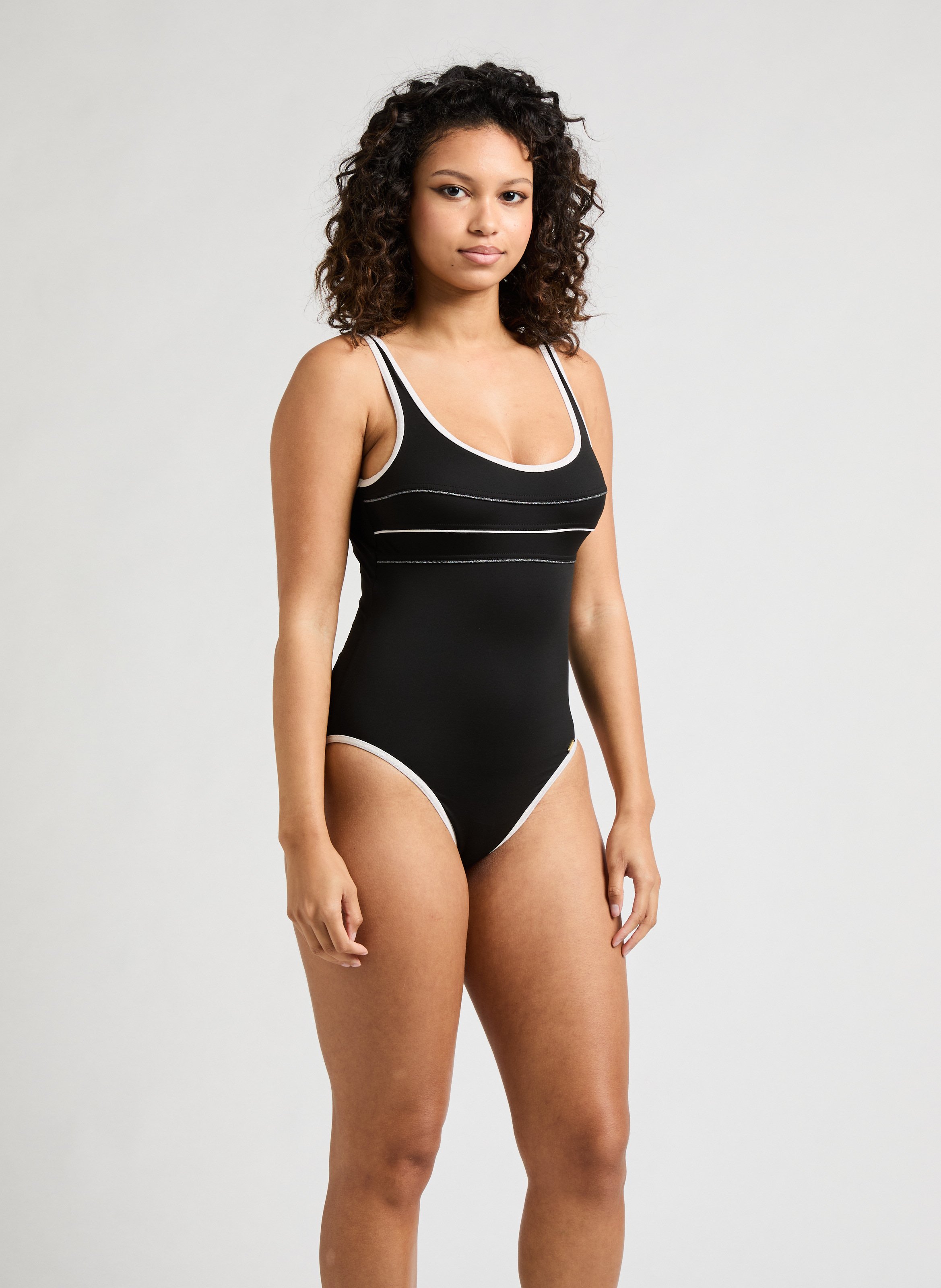 Anthénia one-piece swimsuit LIVIA Black