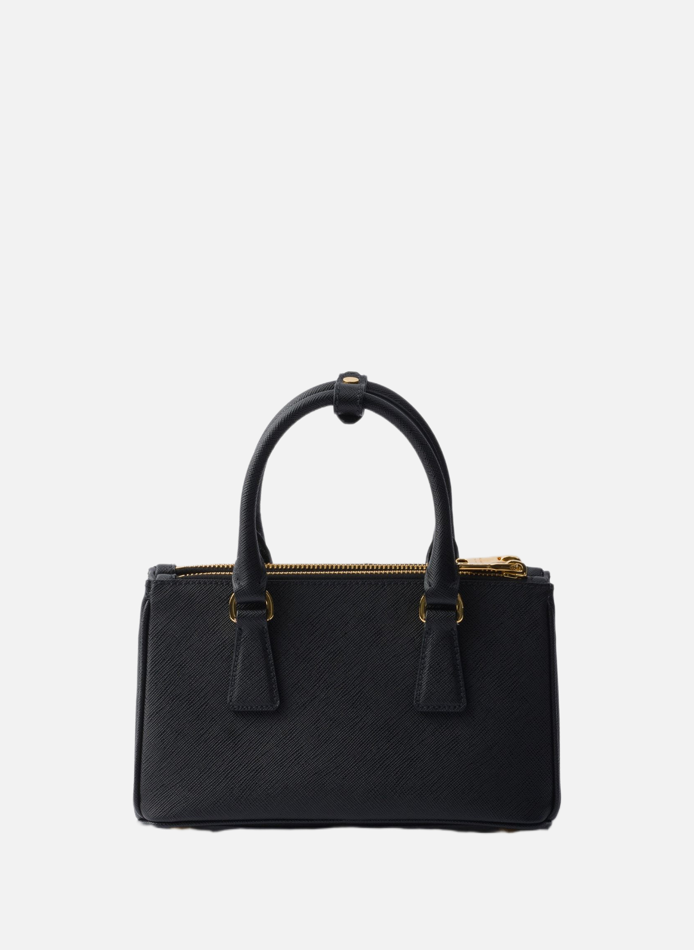 Mini sac en cuir saffiano prada galleria PRADA Noir