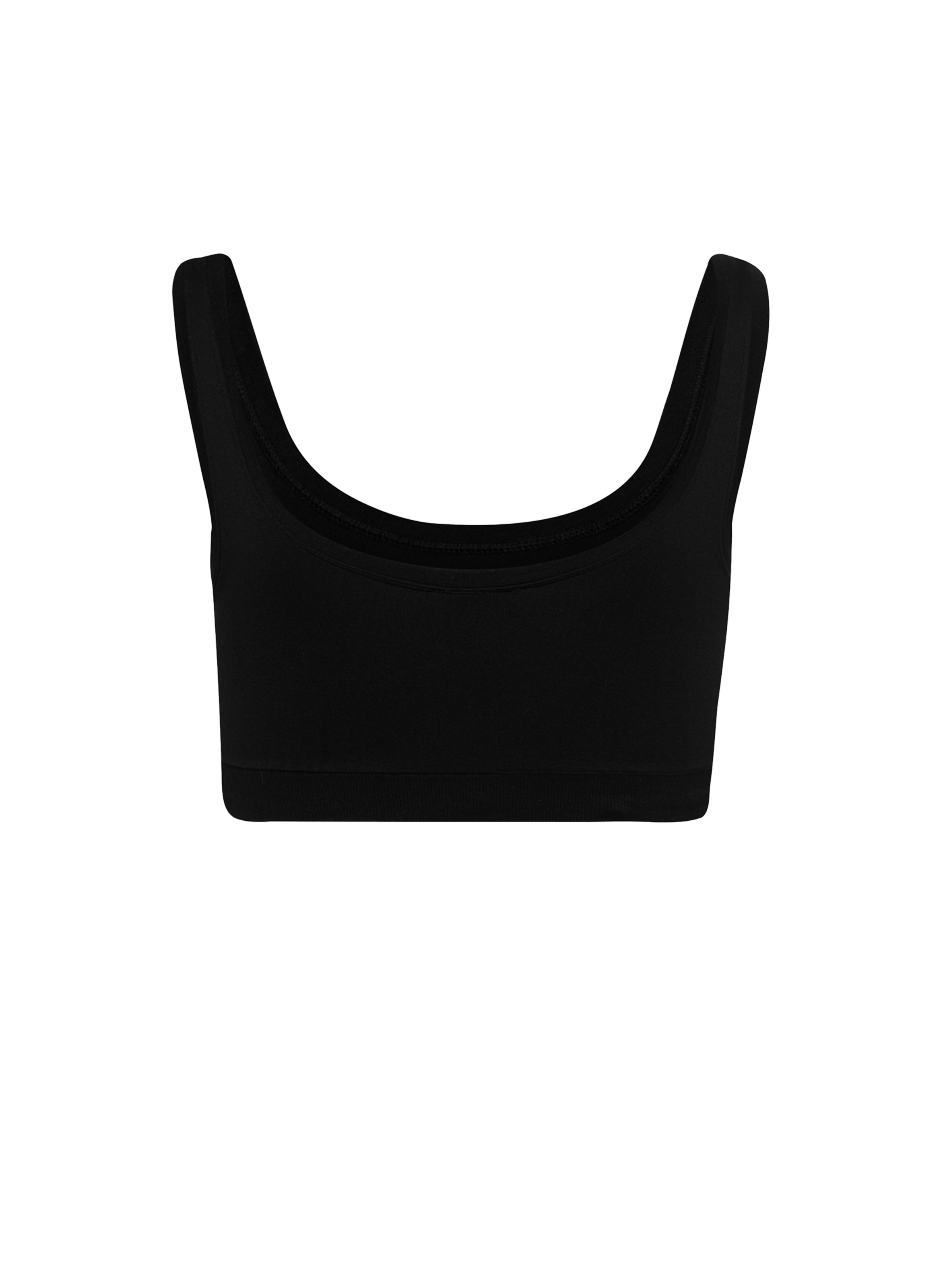 Padded cotton bra HANRO Black
