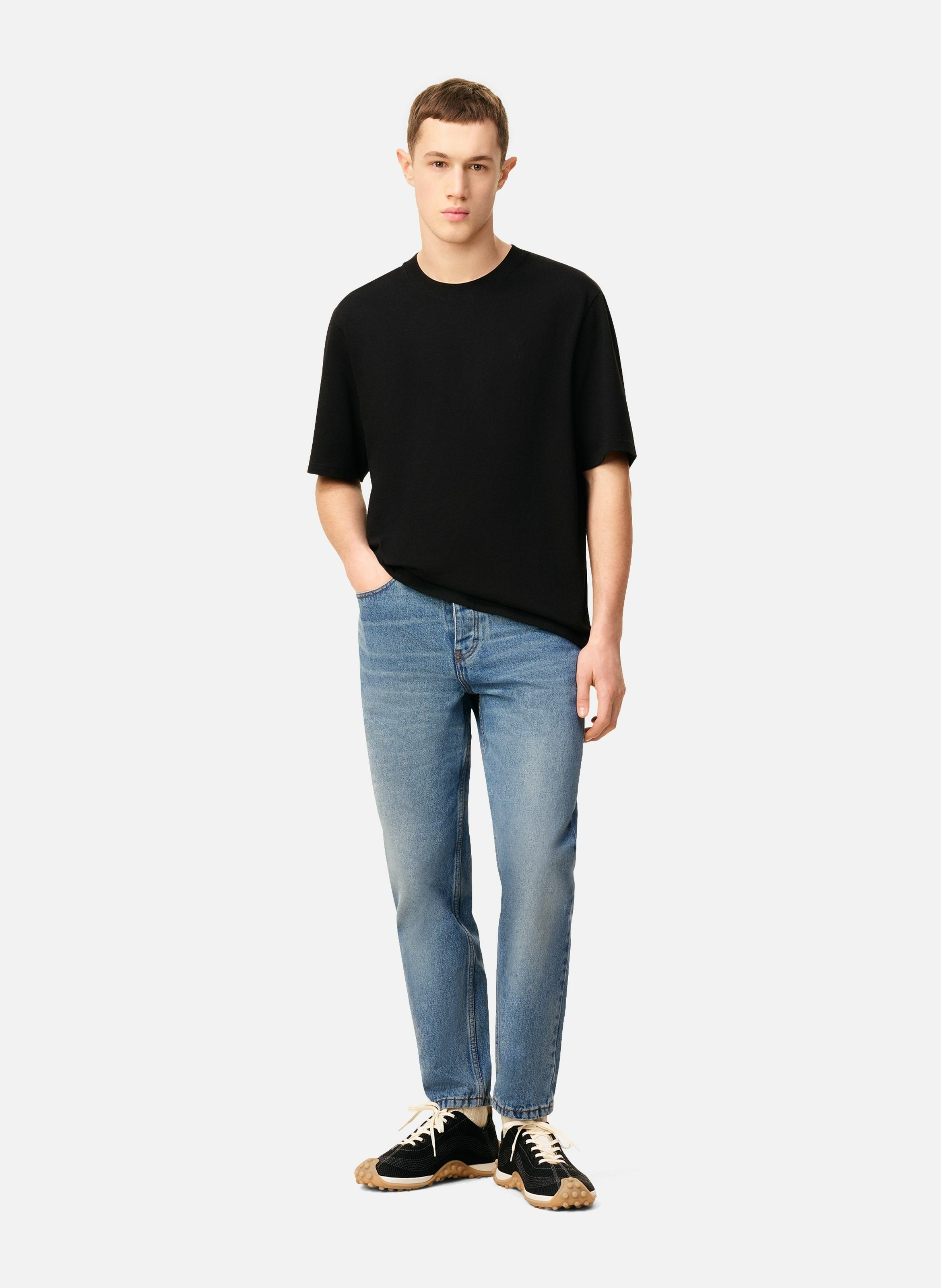 Jean coupe tapered AMI PARIS Bleu