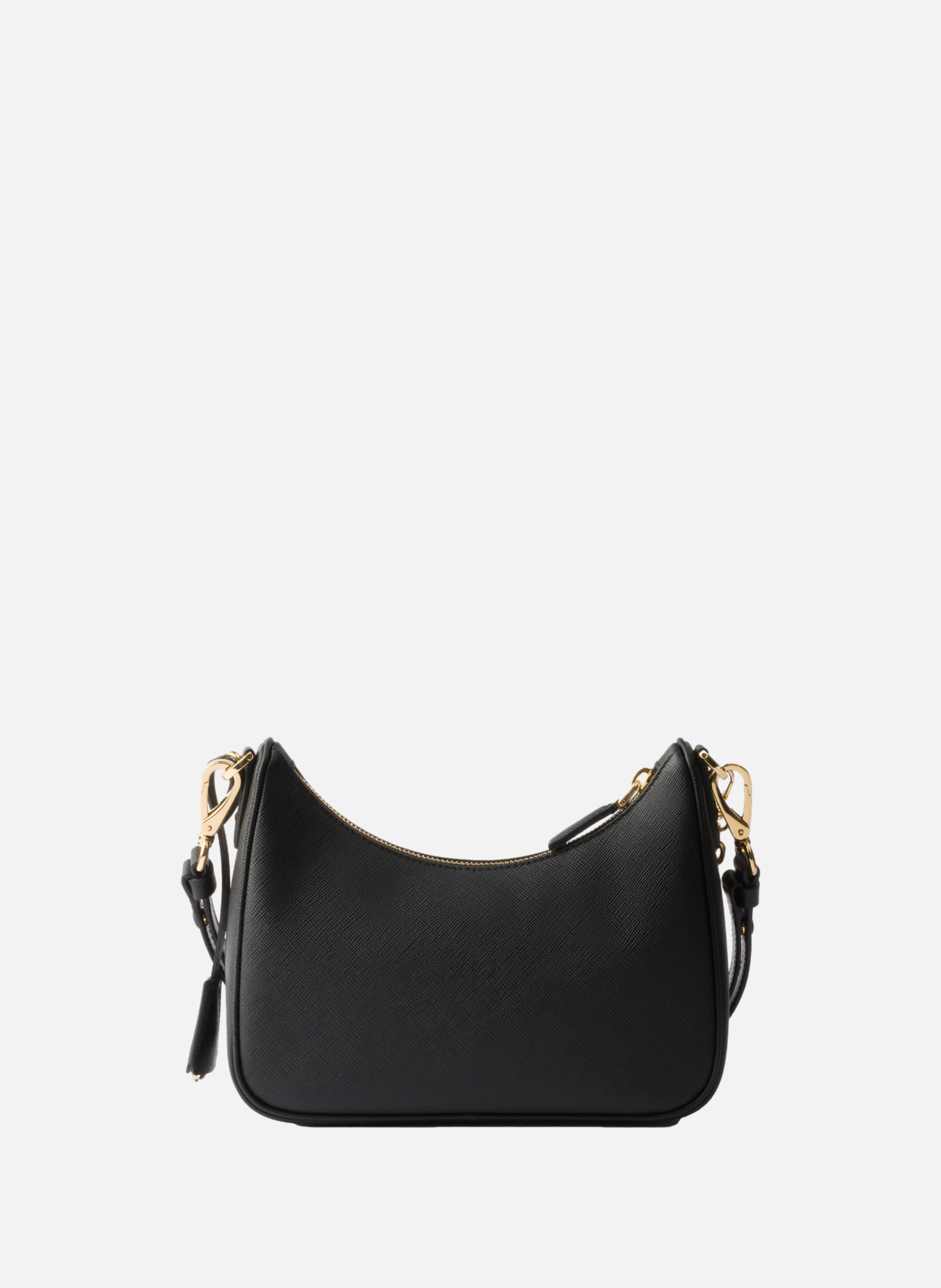 Mini sac prada re-edition en cuir saffiano PRADA Noir