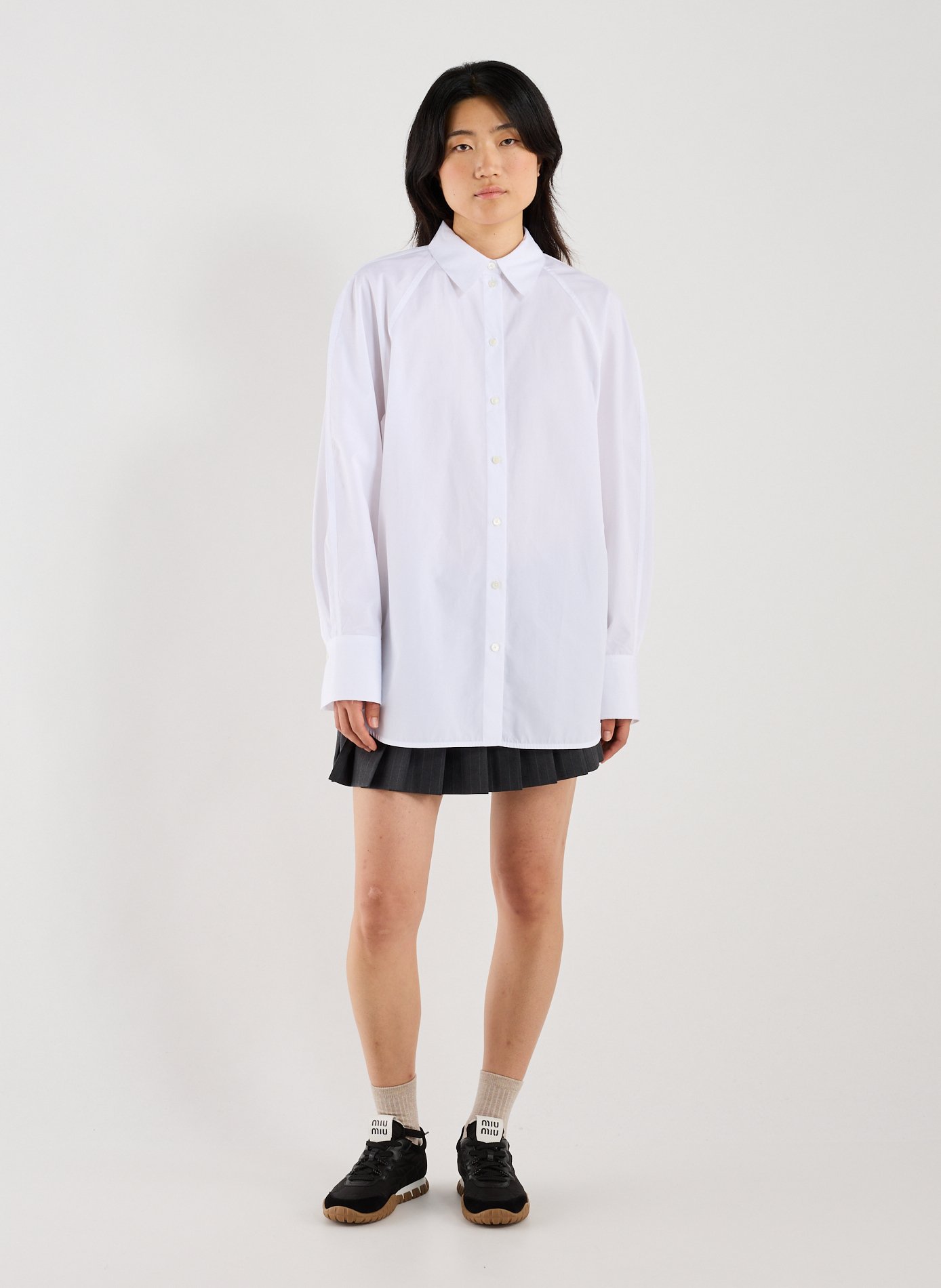 Oversize cotton shirt TOTEME White