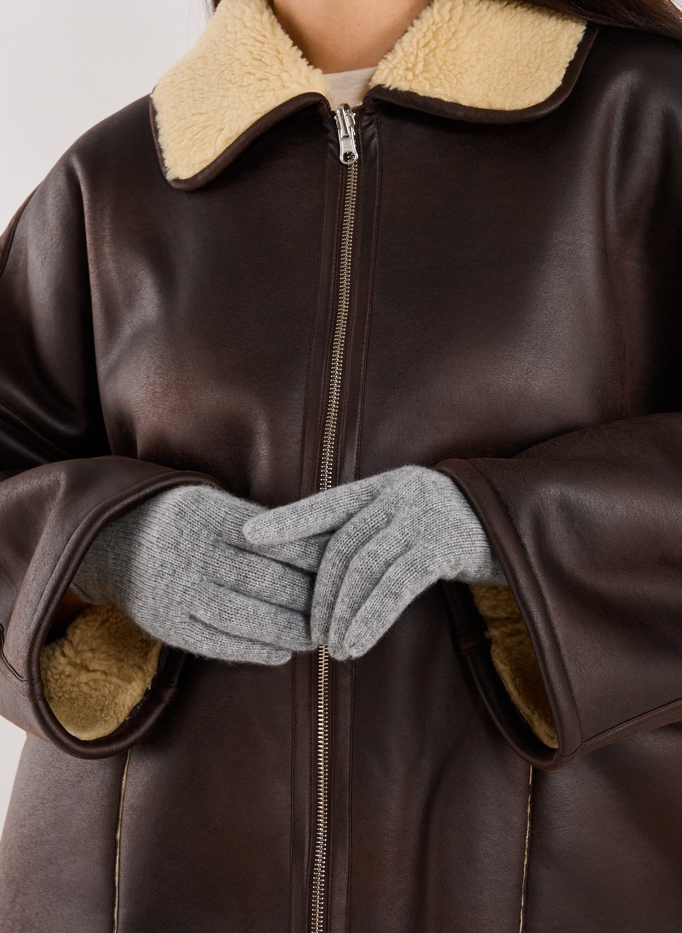 Gants en cachemire SAISON 1865 Gris