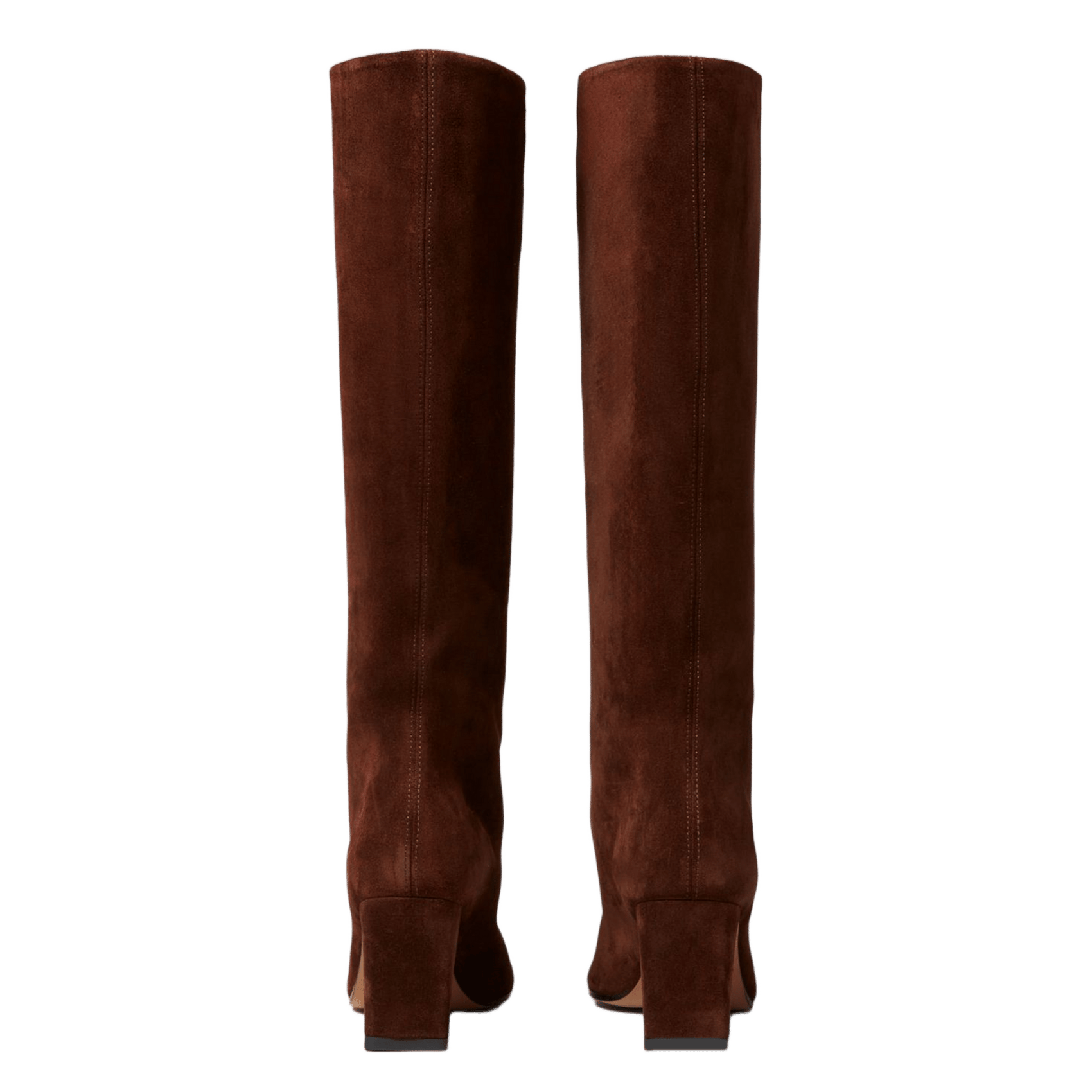 Bottes en cuir velours allen CLAUDIE PIERLOT Marron