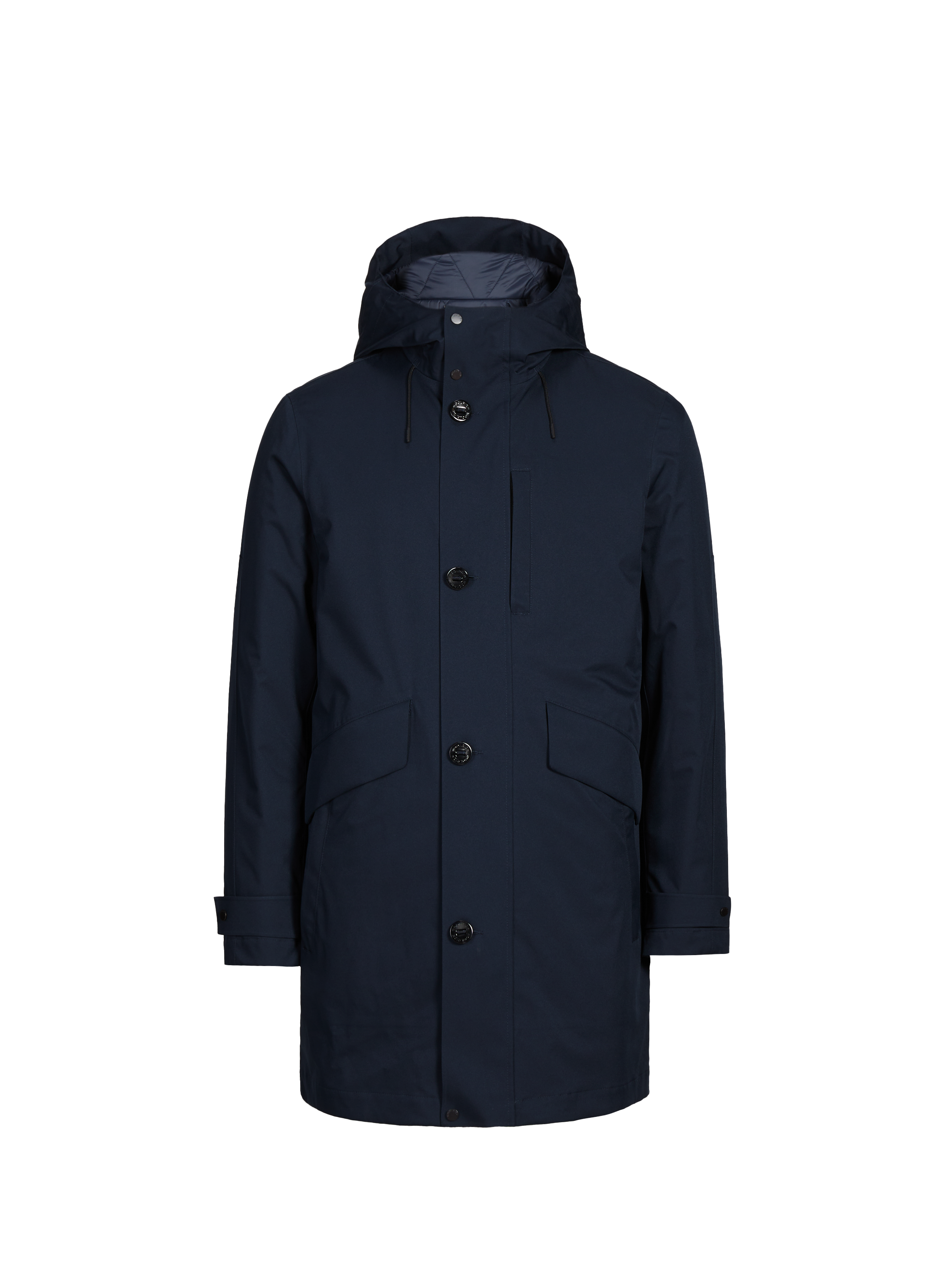 Parka à capuche  WOOLRICH Bleu