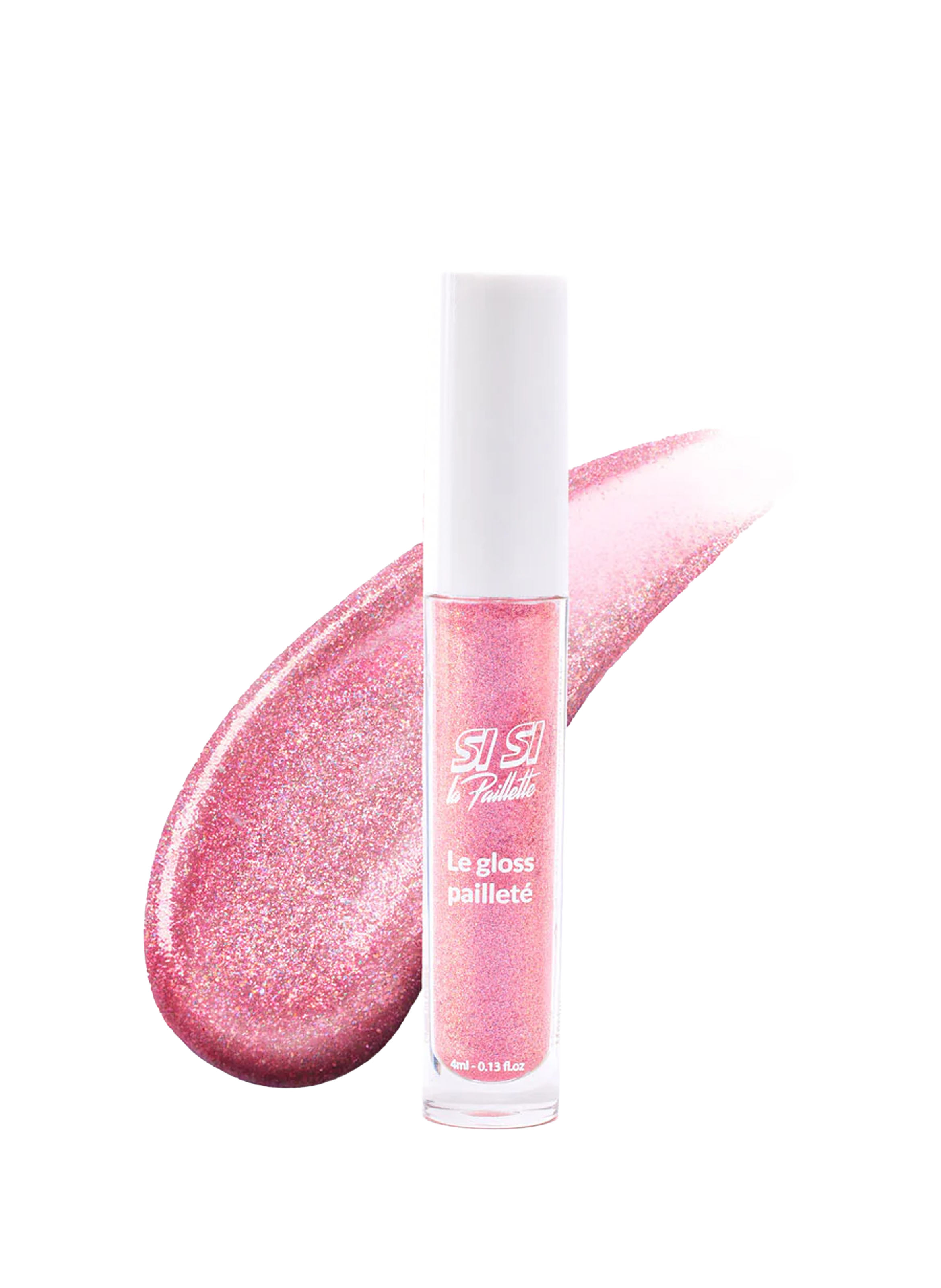 SISI LA PAILLETTE Glittery Gloss Rose pamela