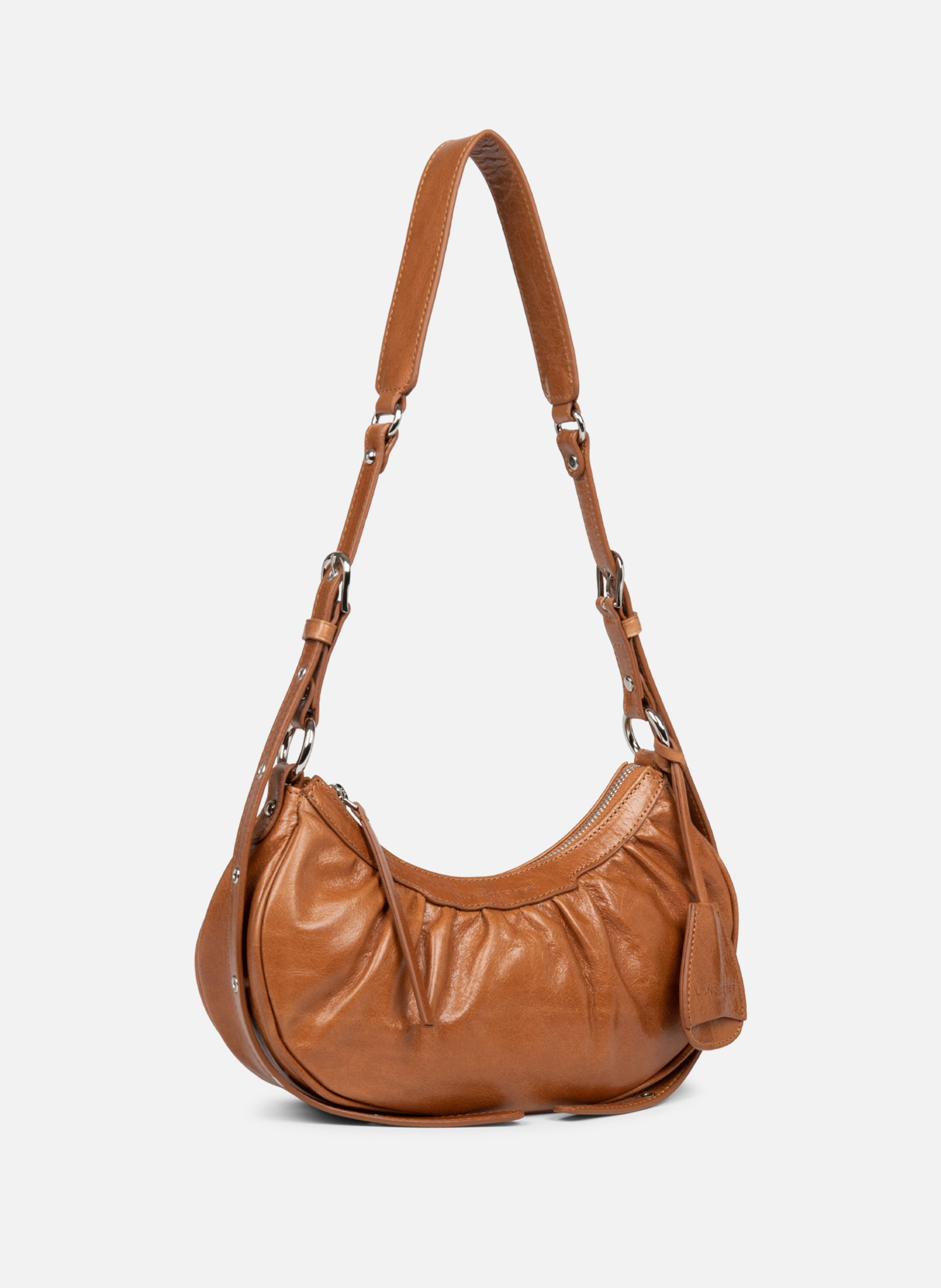 Small half moon bag - Rétro & Glam LANCASTER Brown